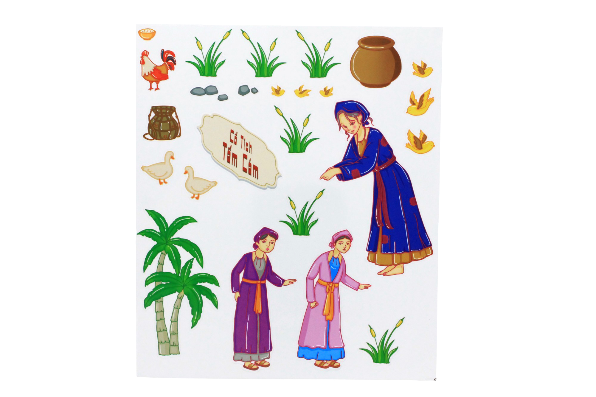 Bóc Dán 3D - Cổ Tích Tấm Cám - Ảnh 6