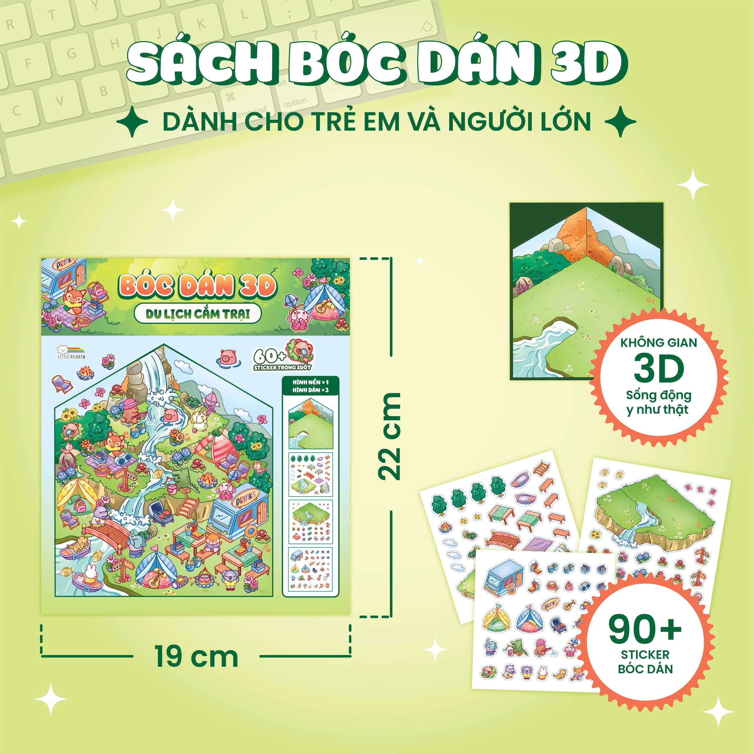 Bóc Dán 3D - Du Lịch Cắm Trại - Ảnh 5