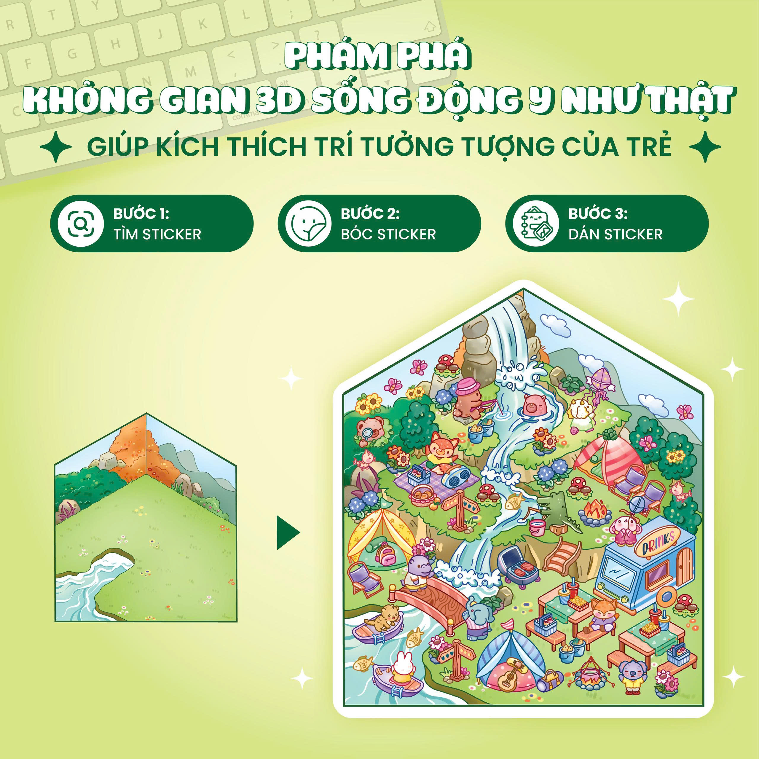 Bóc Dán 3D - Du Lịch Cắm Trại - Ảnh 6
