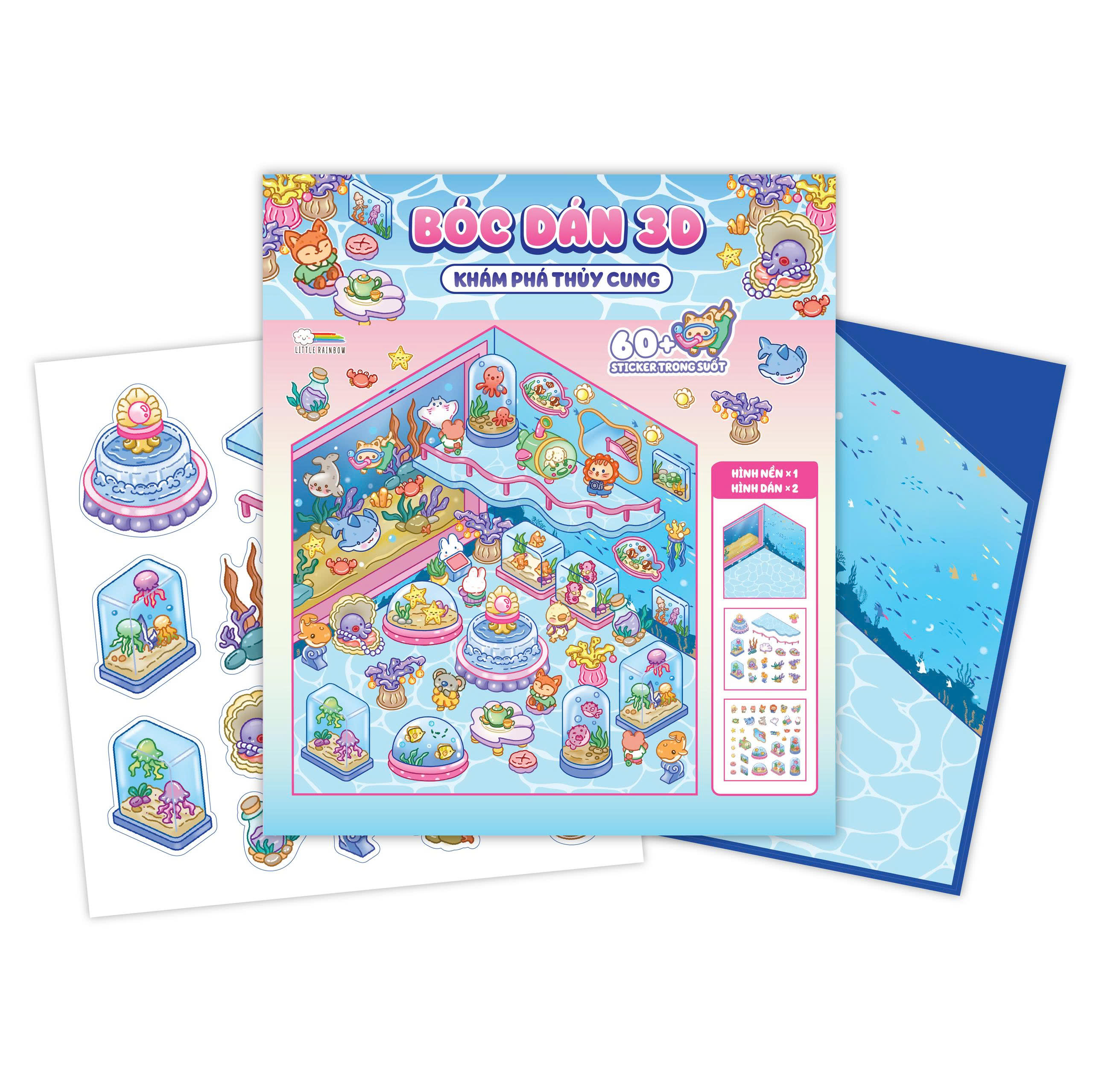 Bóc Dán 3D - Khám Phá Thuỷ Cung - Ảnh 2