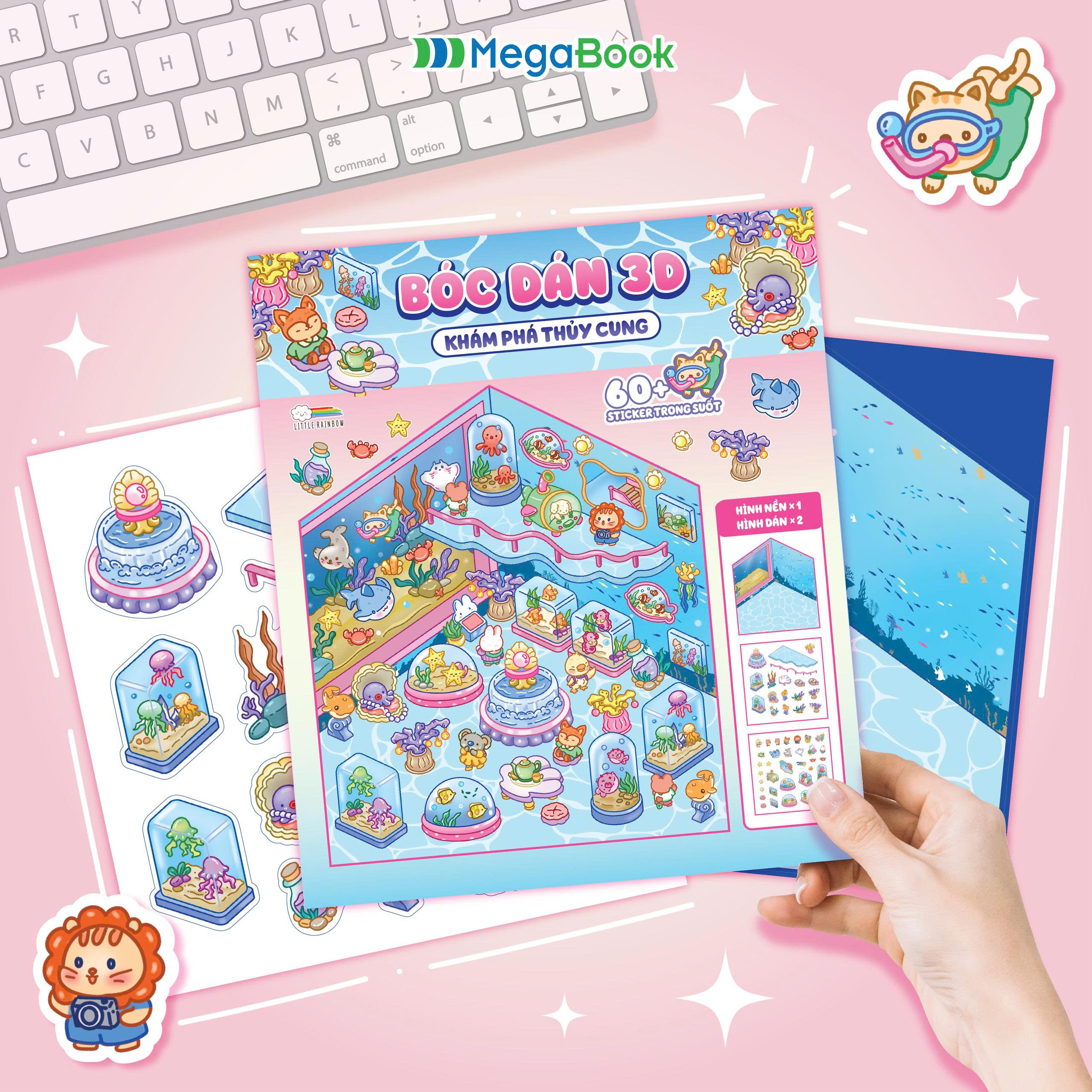 Bóc Dán 3D - Khám Phá Thuỷ Cung - Ảnh 4