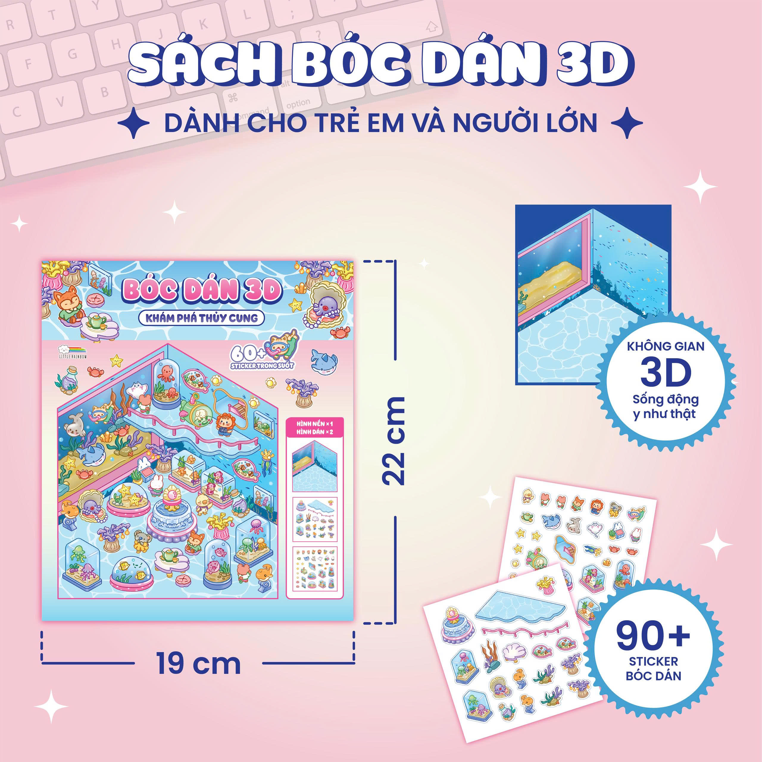 Bóc Dán 3D - Khám Phá Thuỷ Cung - Ảnh 5