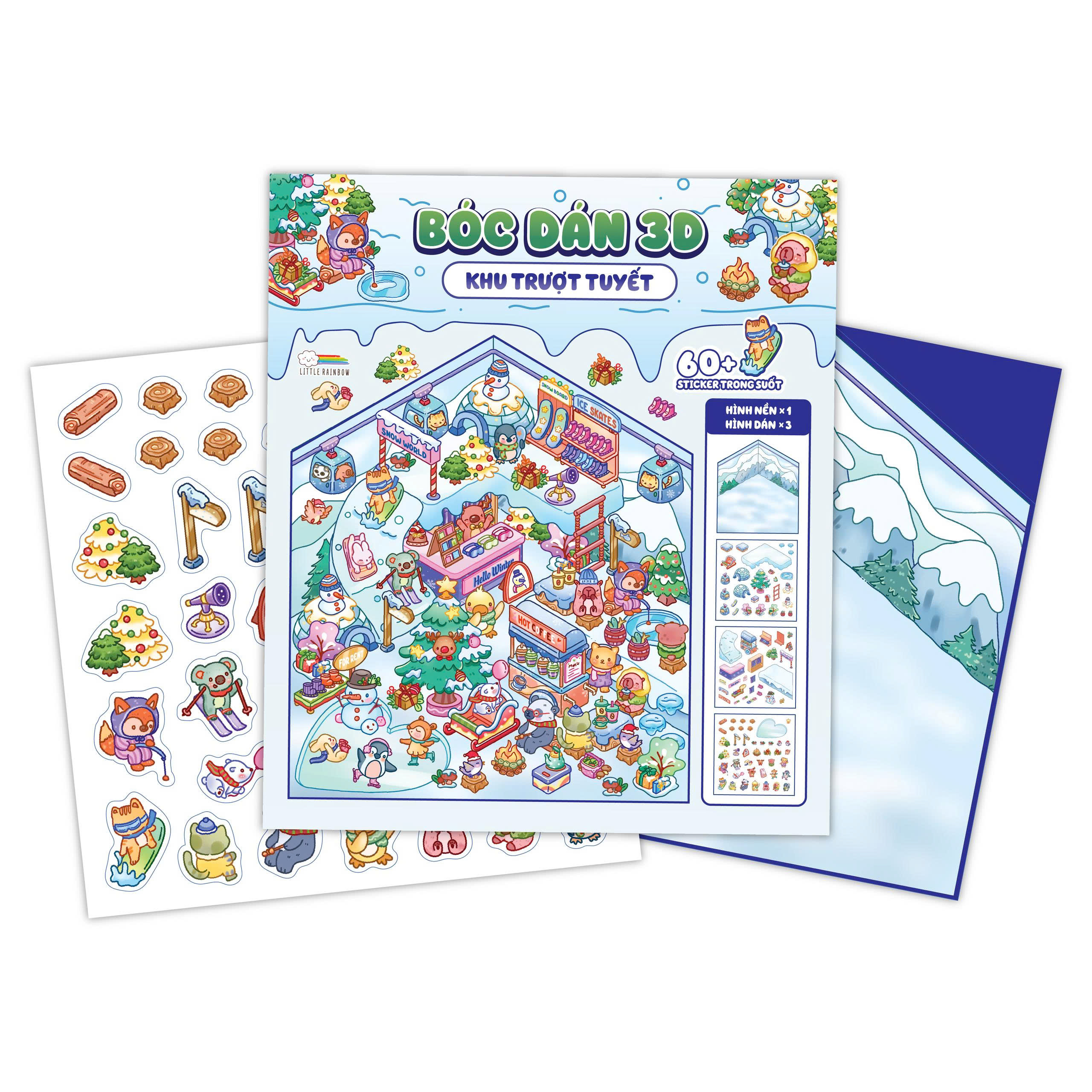 Bóc Dán 3D - Khu Trượt Tuyết - Ảnh 2