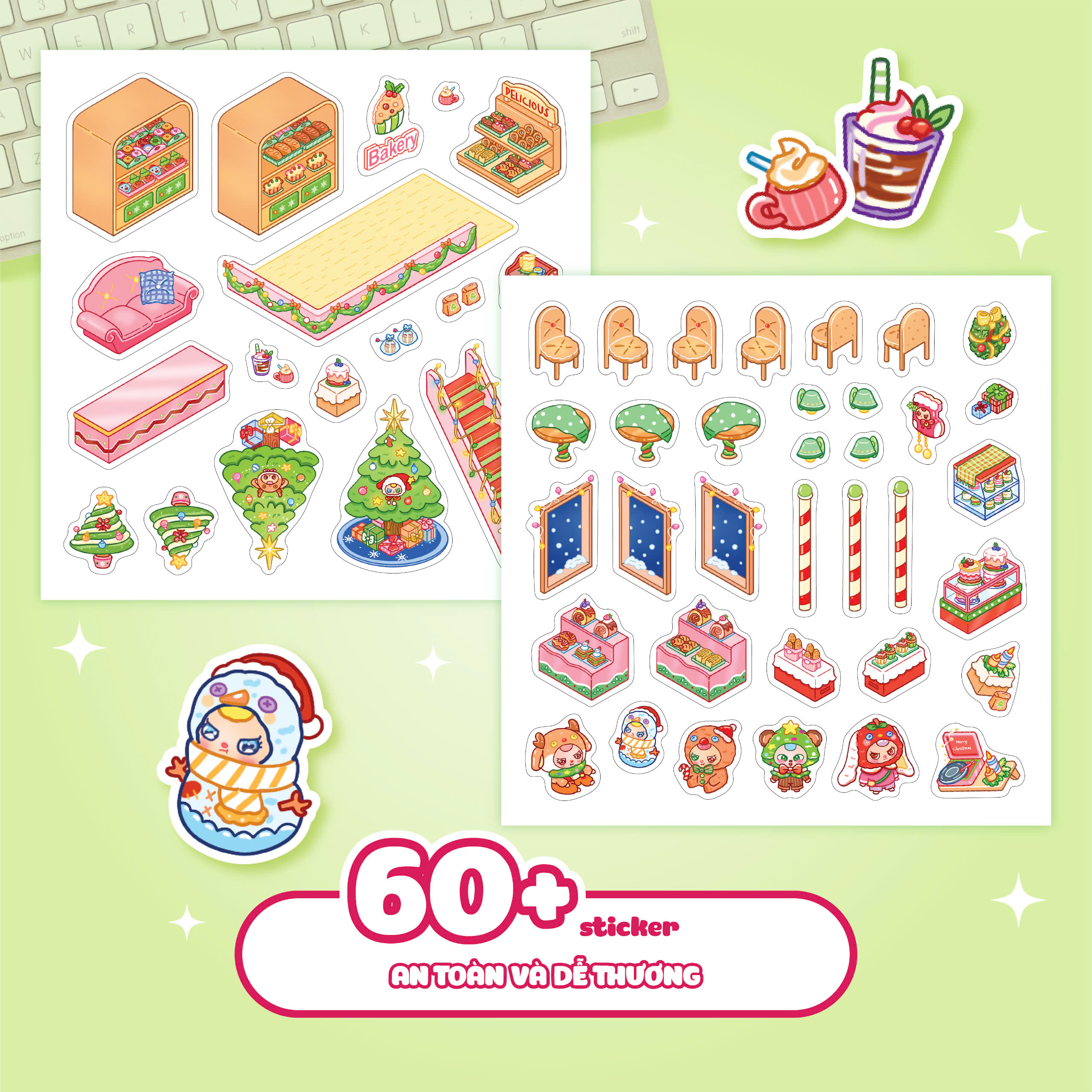 Bóc Dán 3D - Tiệm Bánh Baby Three - Ảnh 4