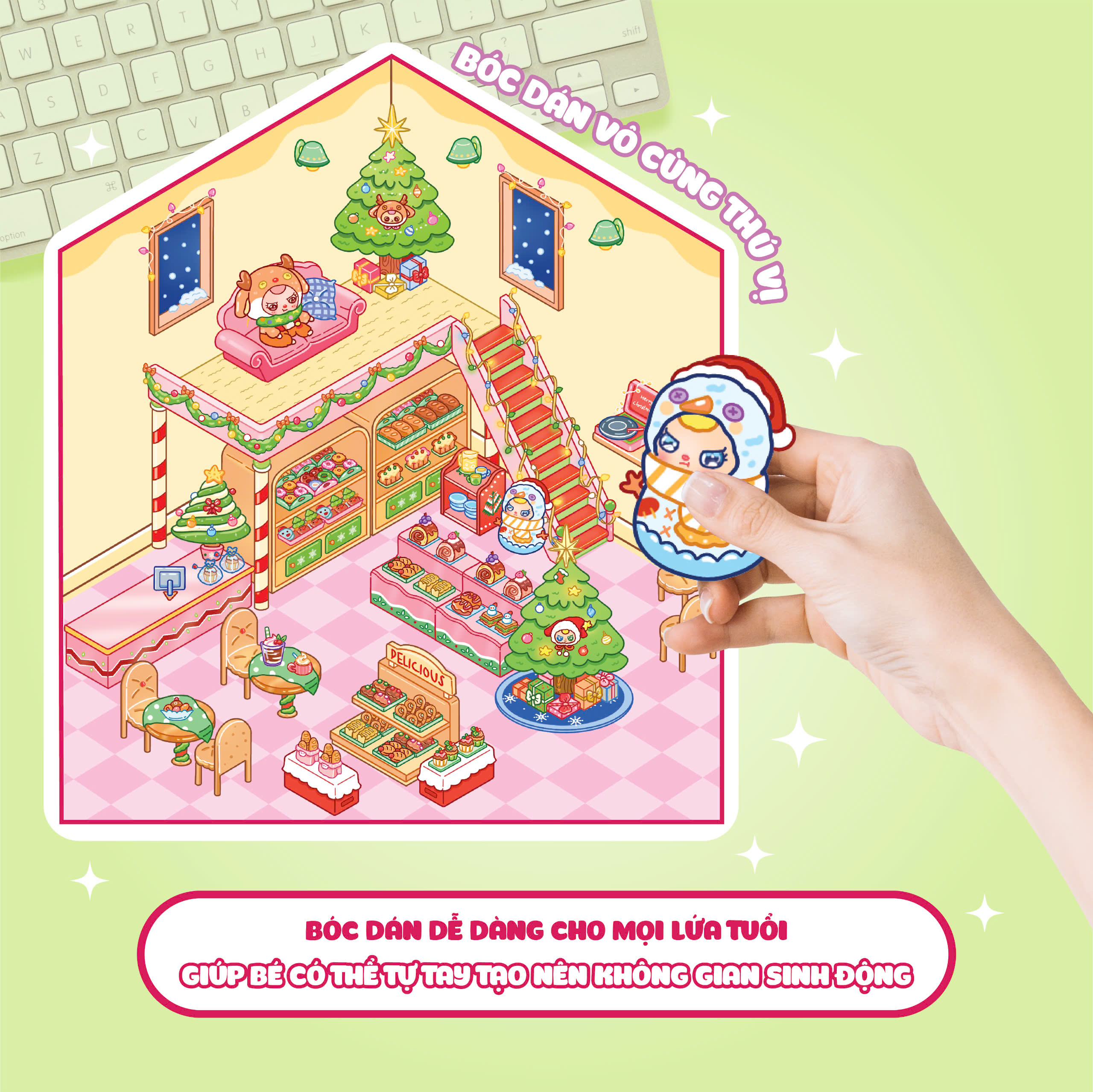 Bóc Dán 3D - Tiệm Bánh Baby Three - Ảnh 6