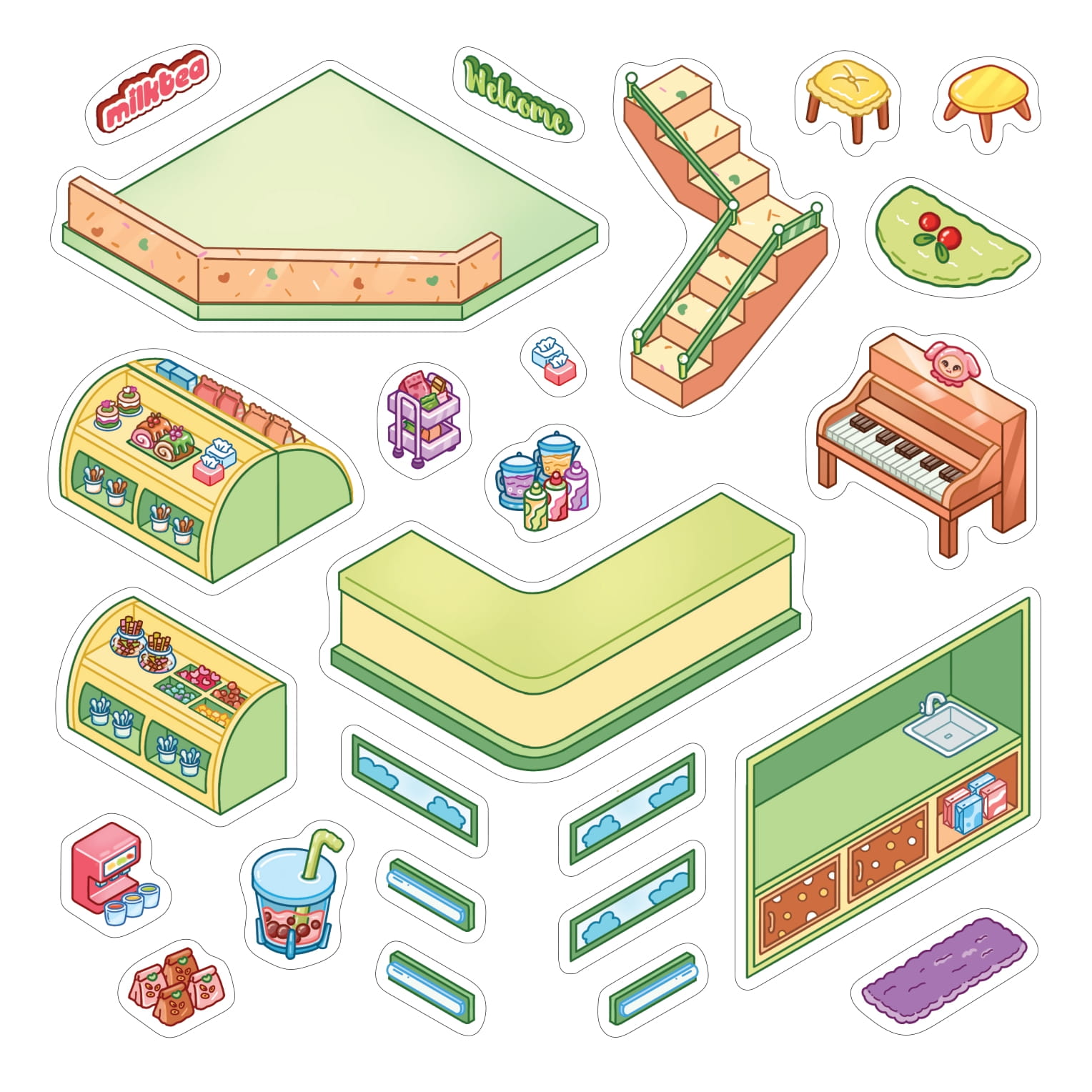 Bóc Dán 3D - Tiệm Trà Sữa Baby Three (Tái Bản 2025) - Ảnh 2