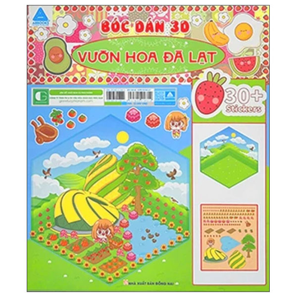 Bóc Dán 3D - Vườn Hoa Đà Lạt