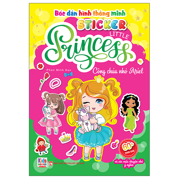 Bóc Dán Hình Thông Minh - Sticker Little Princess - Công Chúa Nhỏ Ariel