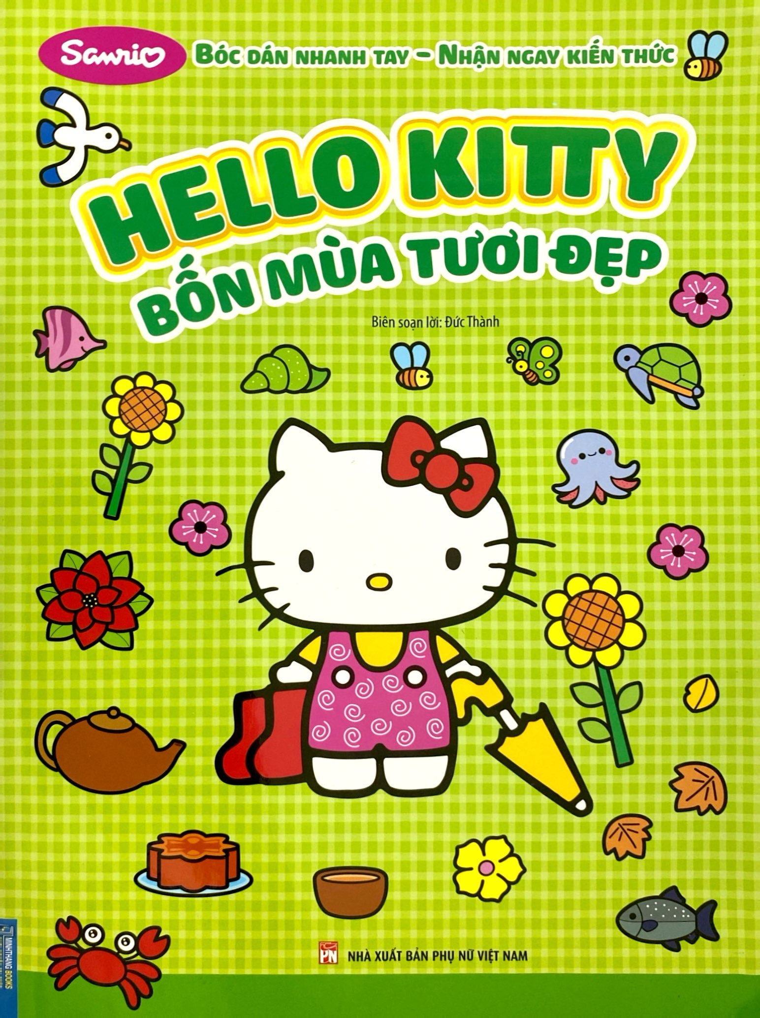 bóc dán nhanh tay - nhận ngay kiến thức - hello kitty - bốn mùa tươi đẹp - Ảnh 2
