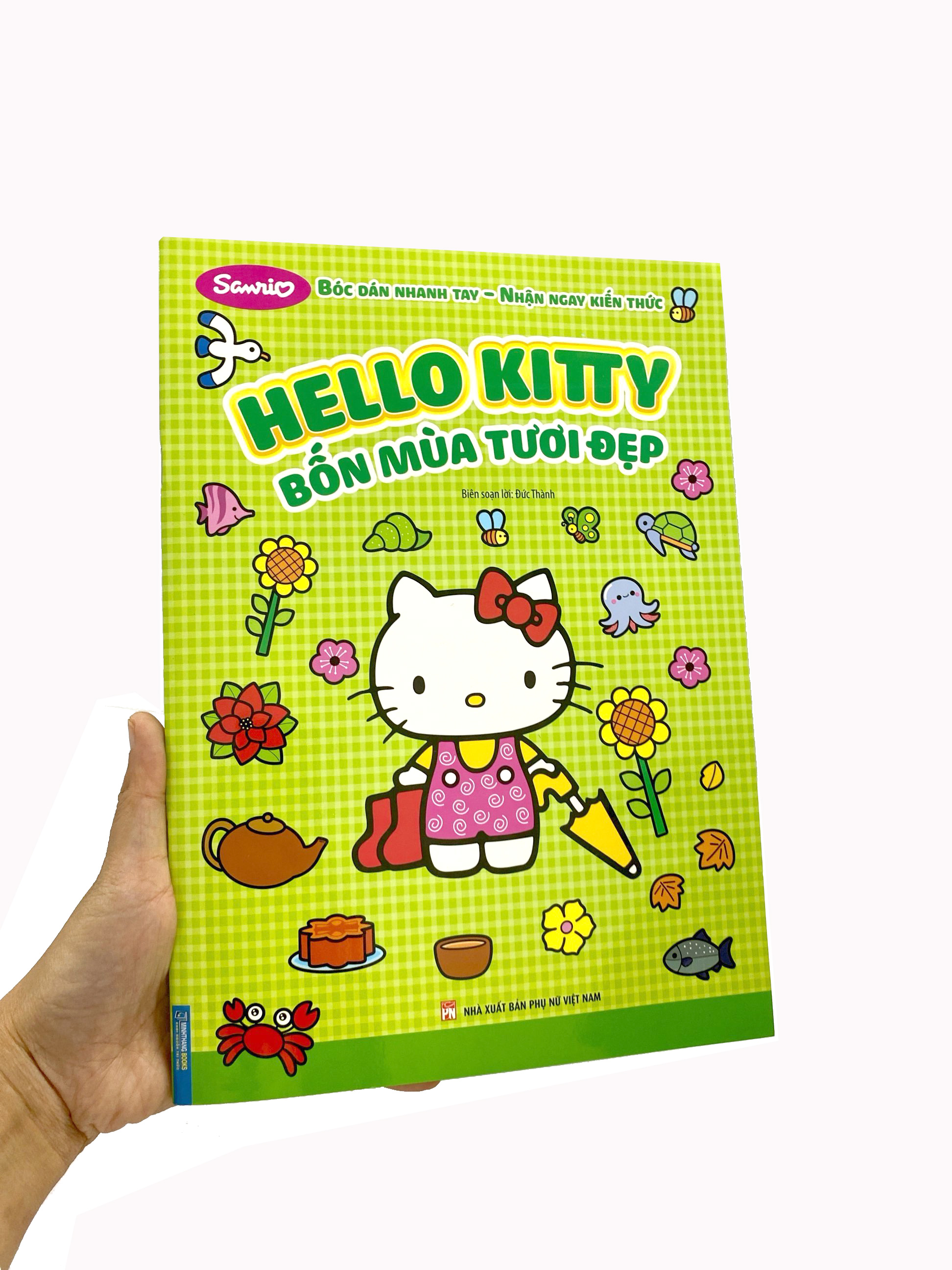 bóc dán nhanh tay - nhận ngay kiến thức - hello kitty - bốn mùa tươi đẹp - Ảnh 8
