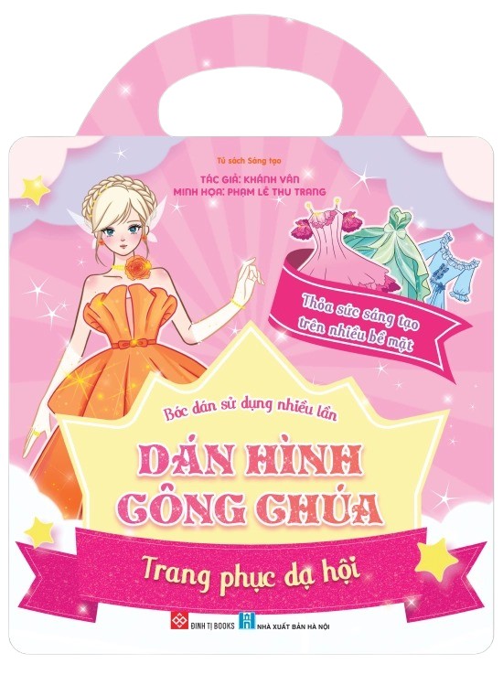 Bóc Dán Sử Dụng Nhiều Lần - Dán Hình Công Chúa - Trang Phục Dạ Hội - Ảnh 2