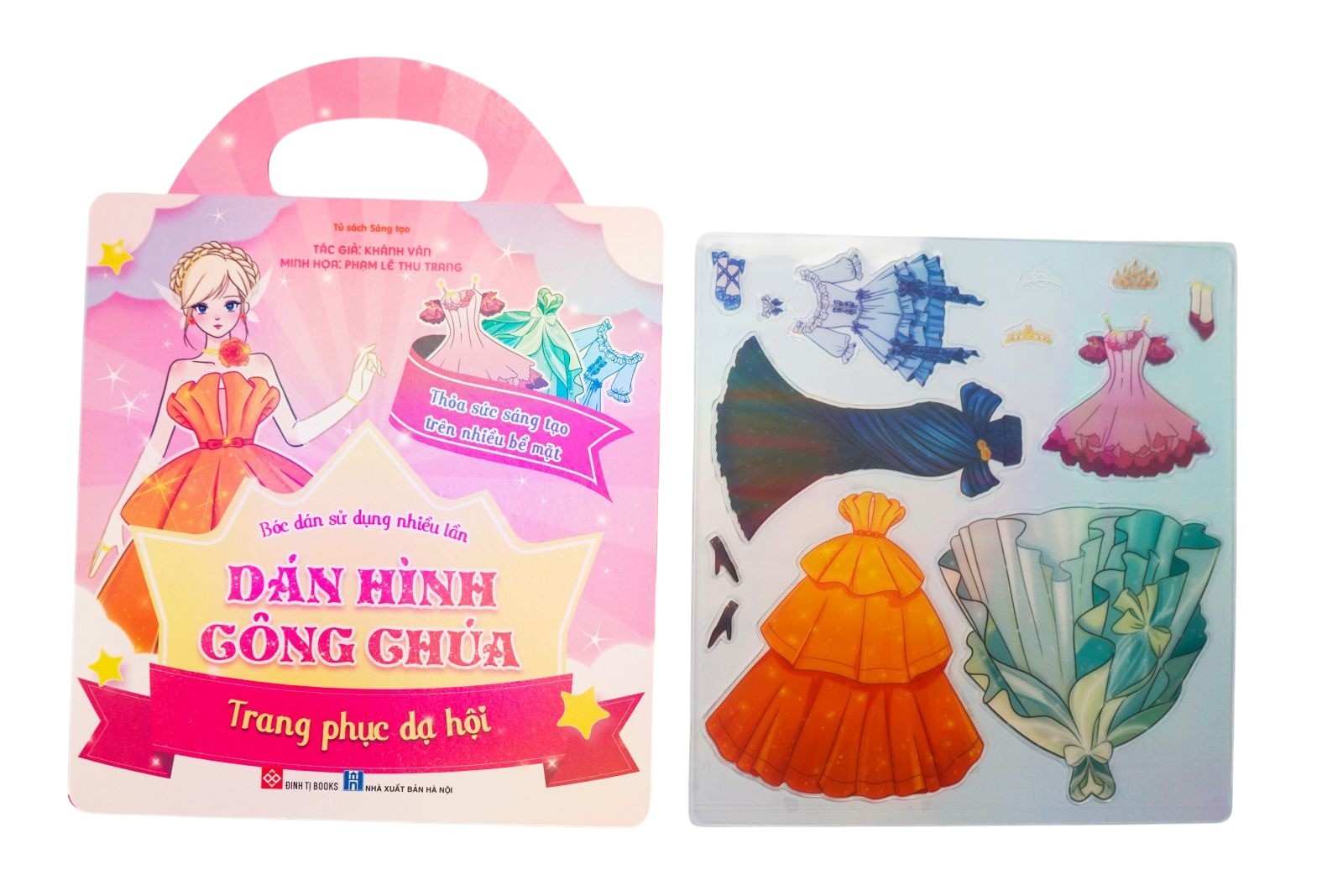 Bóc Dán Sử Dụng Nhiều Lần - Dán Hình Công Chúa - Trang Phục Dạ Hội - Ảnh 3