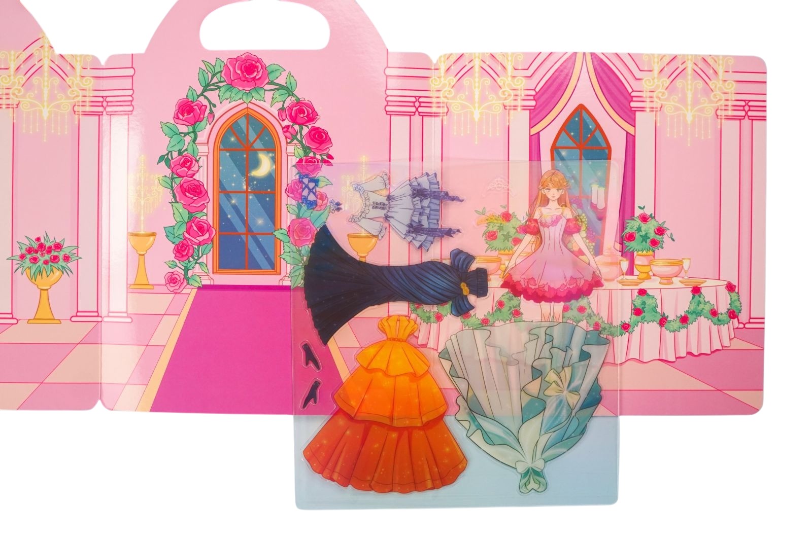 Bóc Dán Sử Dụng Nhiều Lần - Dán Hình Công Chúa - Trang Phục Dạ Hội - Ảnh 4