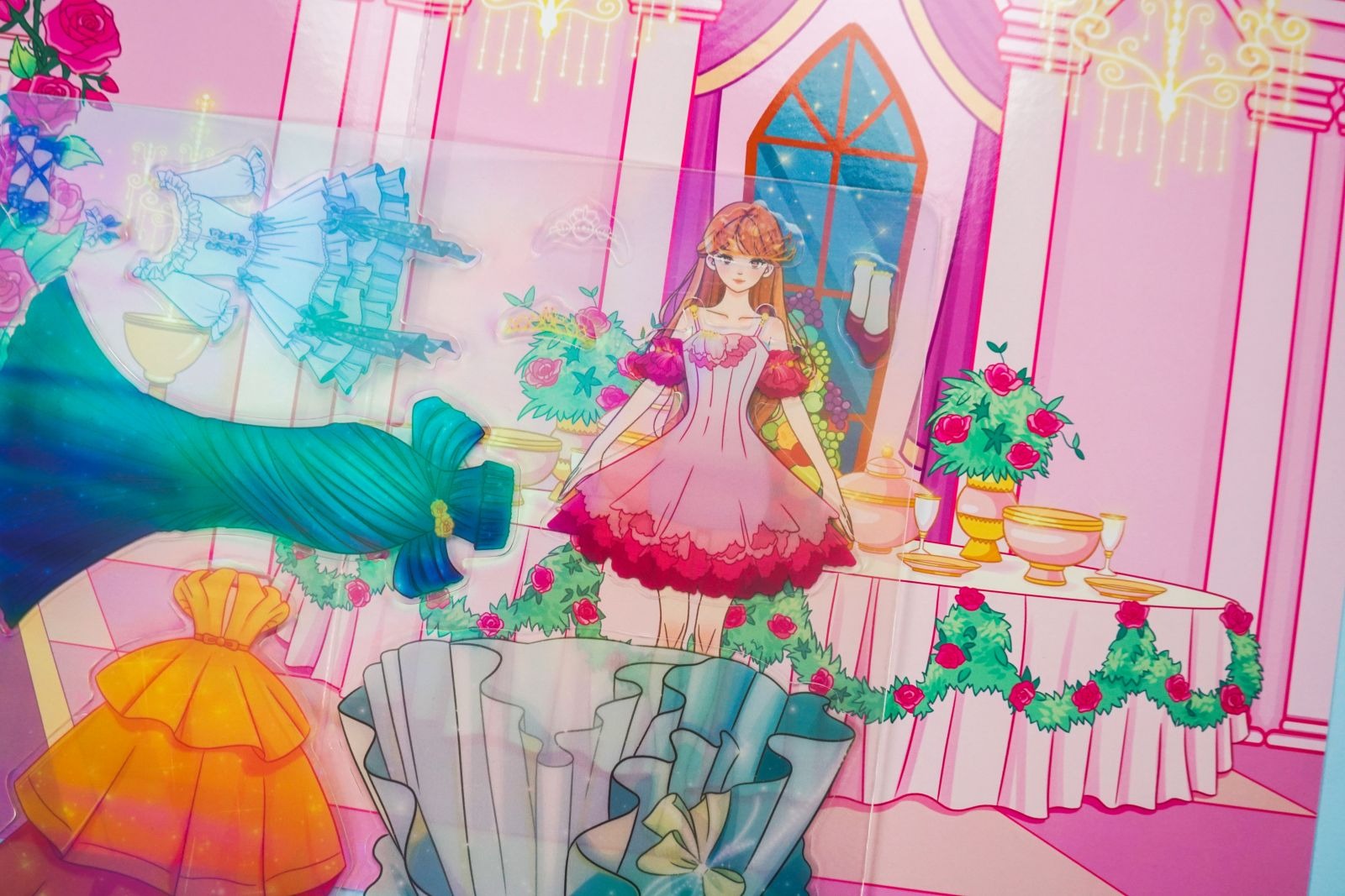 Bóc Dán Sử Dụng Nhiều Lần - Dán Hình Công Chúa - Trang Phục Dạ Hội - Ảnh 5