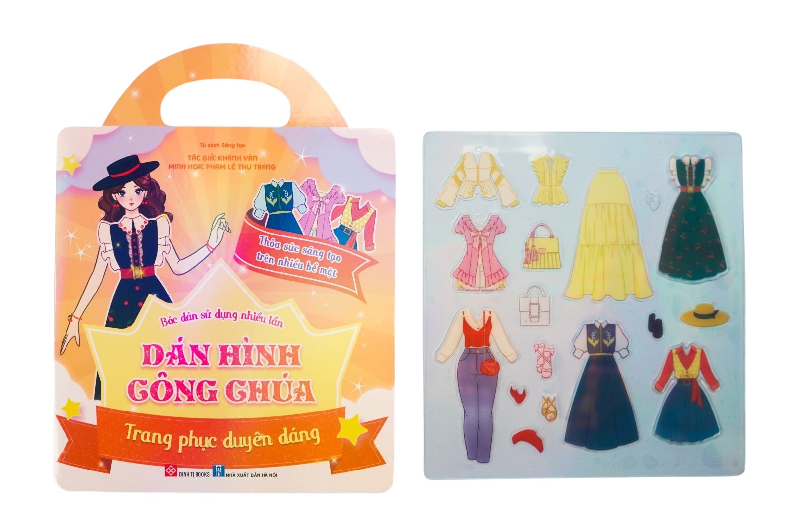 Bóc Dán Sử Dụng Nhiều Lần - Dán Hình Công Chúa - Trang Phục Duyên Dáng - Ảnh 3