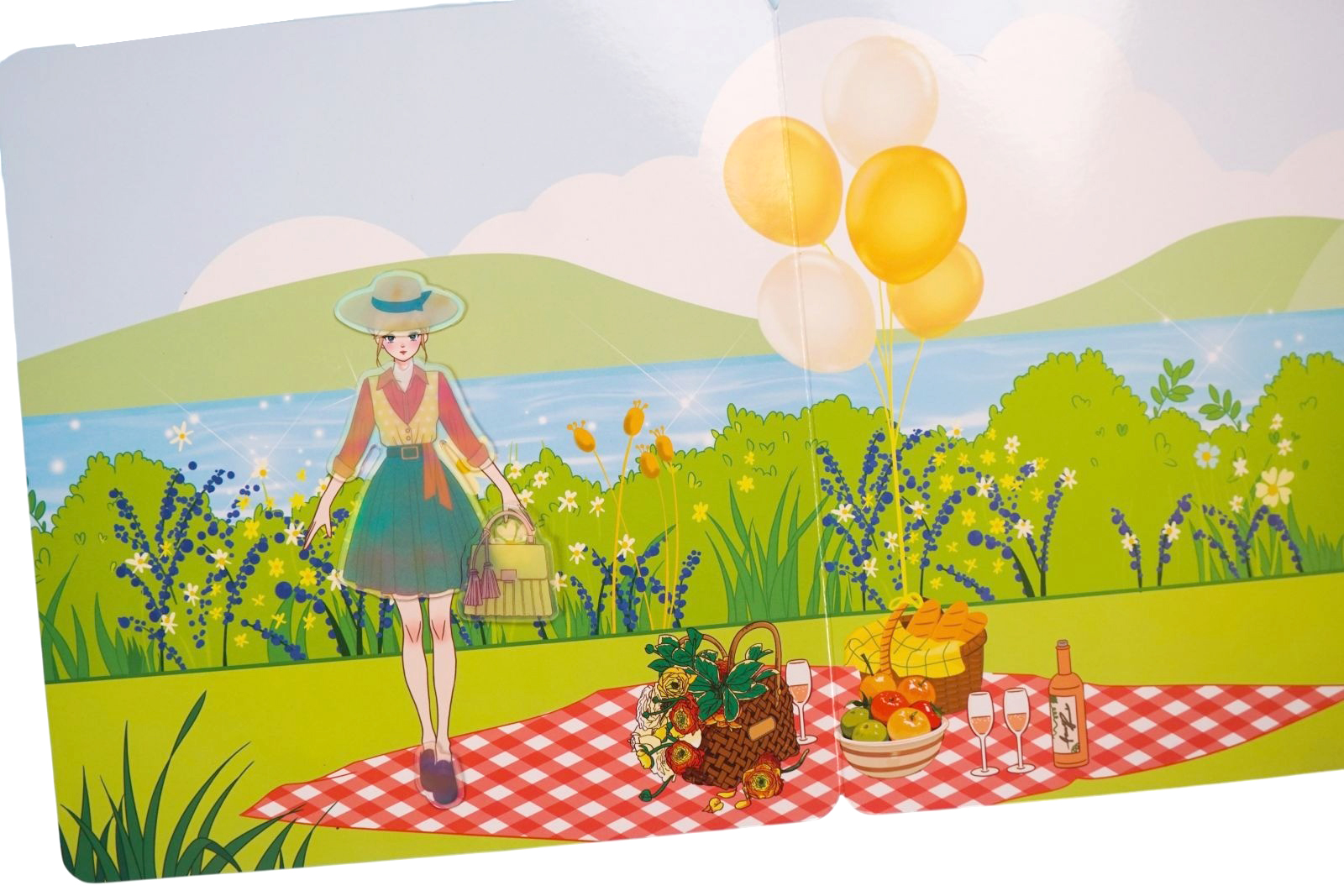 Bóc Dán Sử Dụng Nhiều Lần - Dán Hình Công Chúa - Trang Phục Duyên Dáng - Ảnh 5