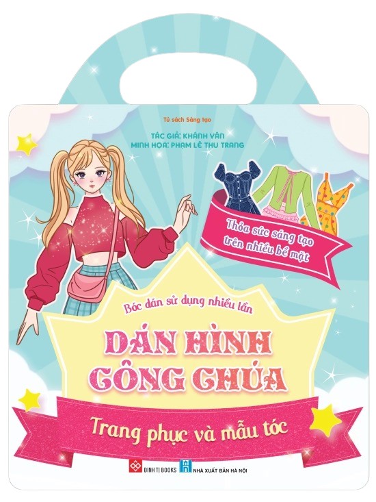 Bóc Dán Sử Dụng Nhiều Lần - Dán Hình Công Chúa - Trang Phục Và Mẫu Tóc - Ảnh 2