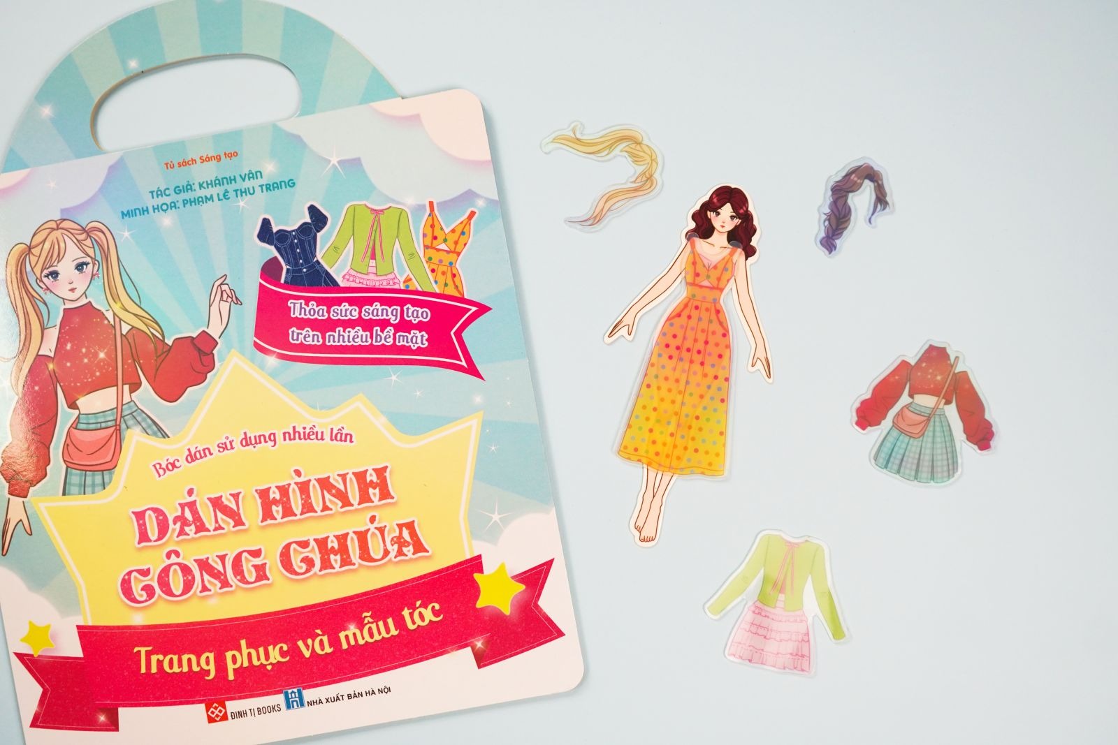 Bóc Dán Sử Dụng Nhiều Lần - Dán Hình Công Chúa - Trang Phục Và Mẫu Tóc - Ảnh 4