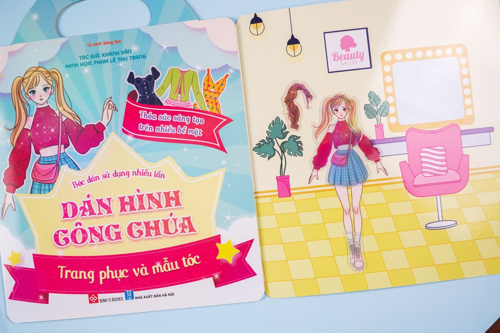 Bóc Dán Sử Dụng Nhiều Lần - Dán Hình Công Chúa - Trang Phục Và Mẫu Tóc - Ảnh 5