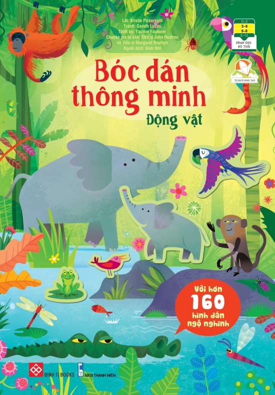 bóc dán thông minh - động vật (dành cho trẻ từ 3-8 tuổi) - Ảnh 2