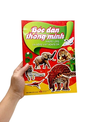 bóc dán thông minh - khủng long và động vật hoang dã - Ảnh 7
