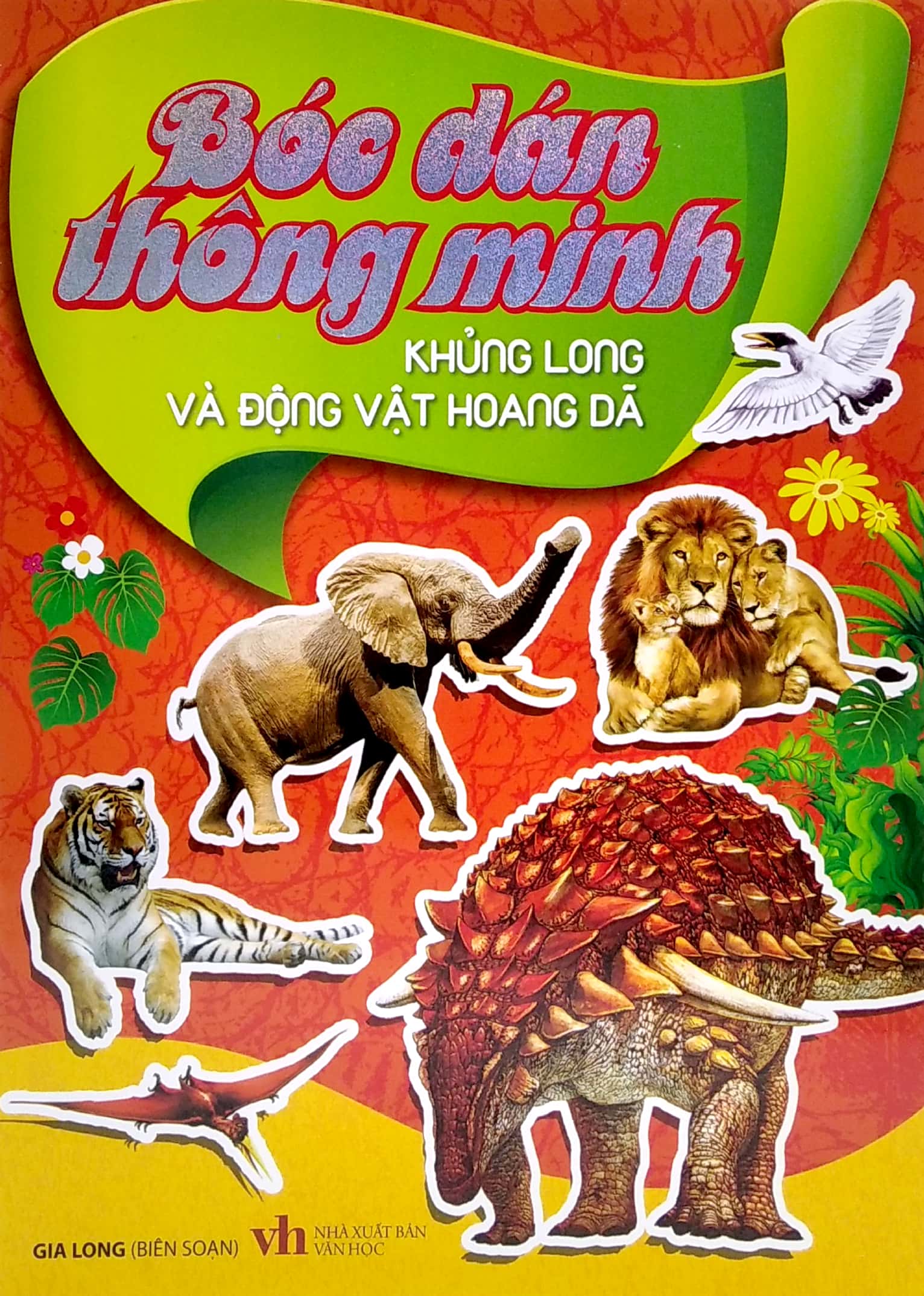 bóc dán thông minh - khủng long và động vật hoang dã (tái bản 2022) - Ảnh 2