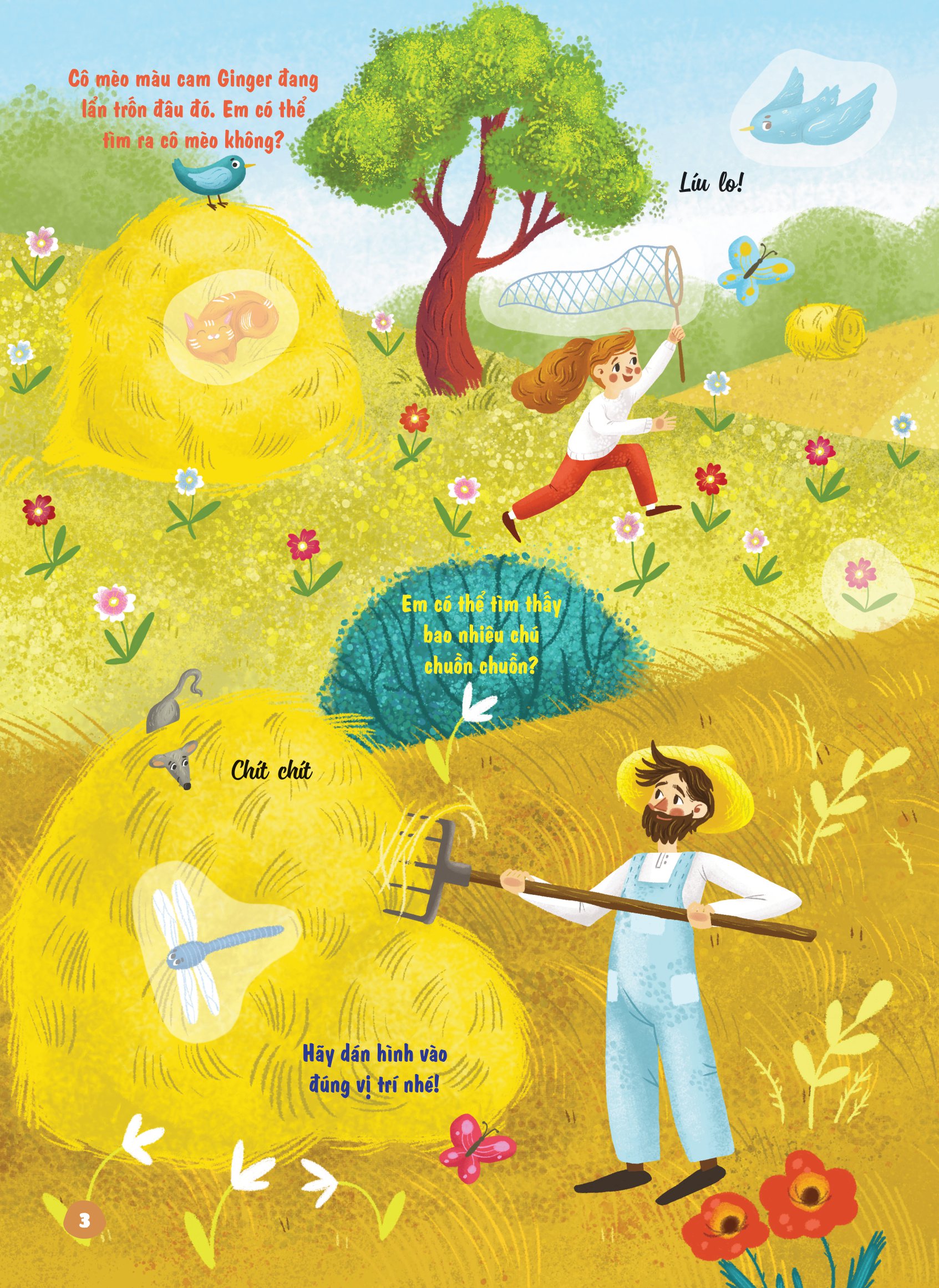 bóc dán thông minh - luyện tay thật khéo, luyện mắt thật tinh - đi thăm nông trại - Ảnh 3