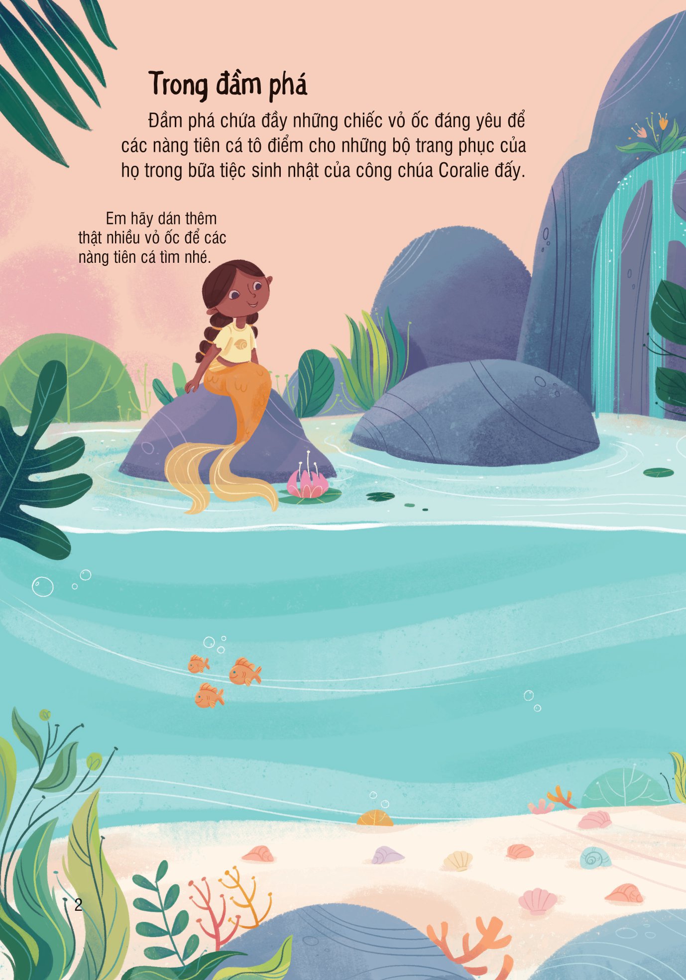 bóc dán thông minh - nàng tiên cá (dành cho trẻ từ 3-8 tuổi) - Ảnh 2