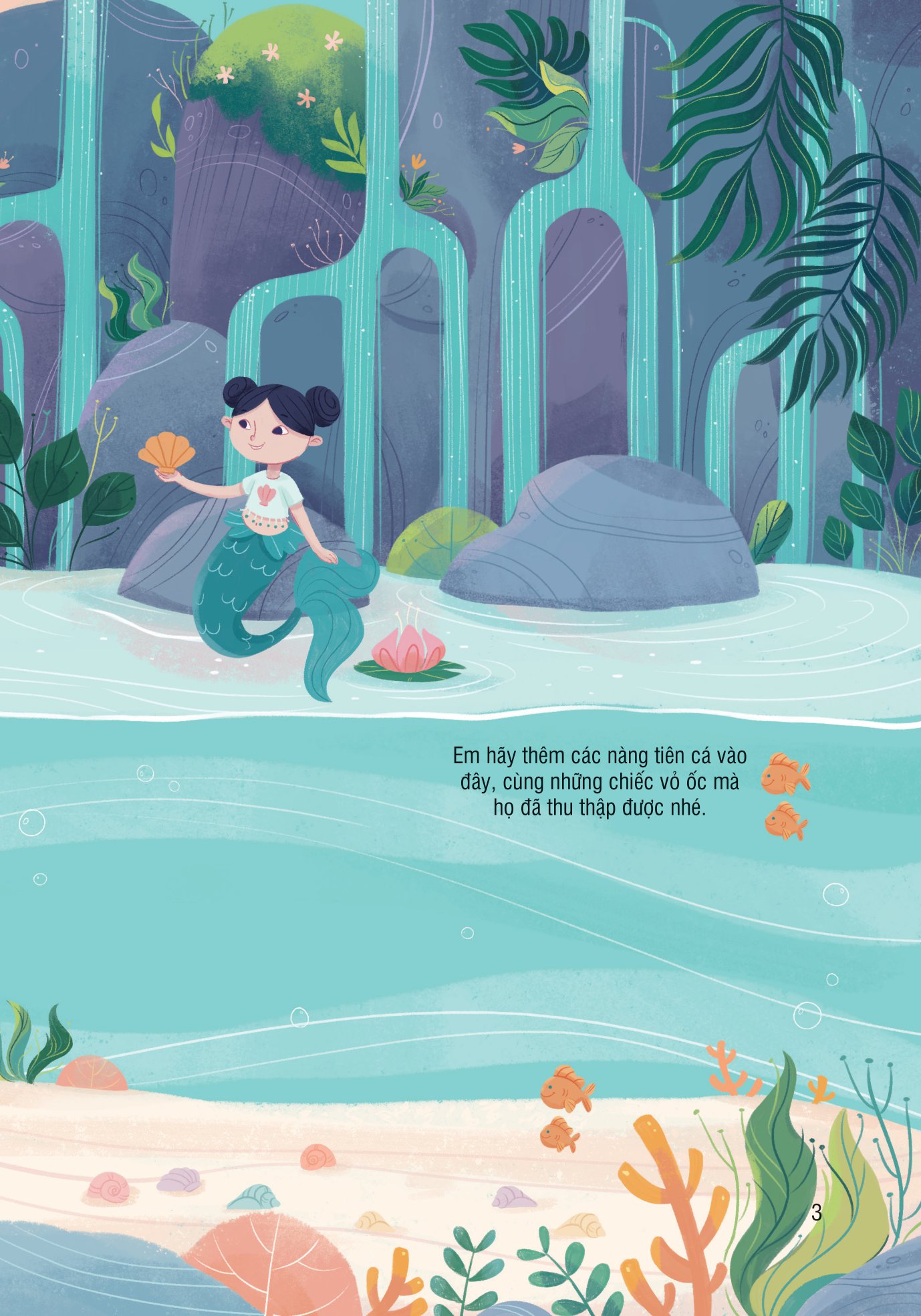 bóc dán thông minh - nàng tiên cá (dành cho trẻ từ 3-8 tuổi) - Ảnh 3