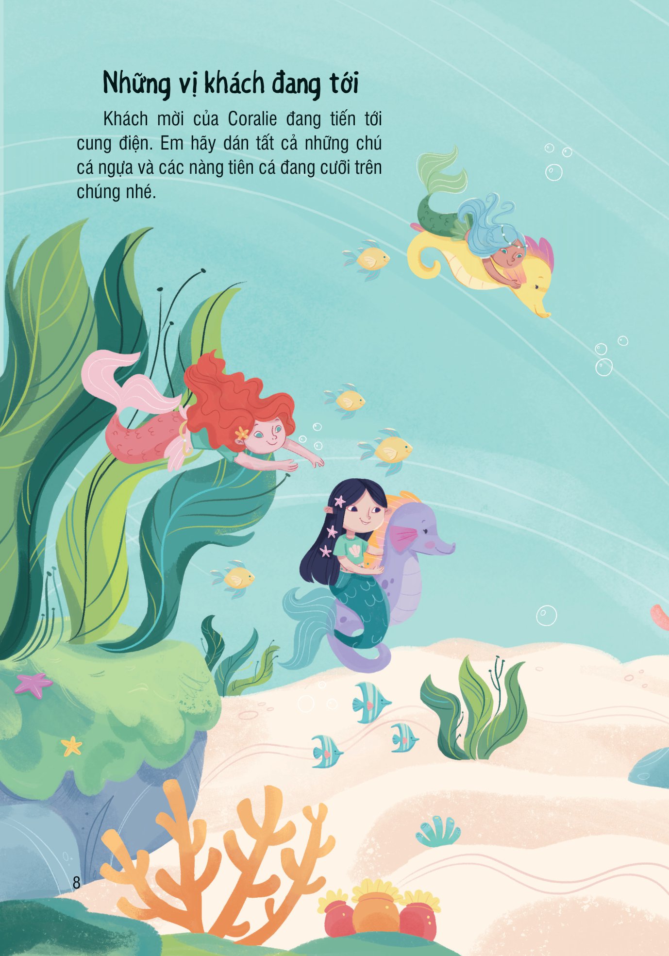 bóc dán thông minh - nàng tiên cá (dành cho trẻ từ 3-8 tuổi) - Ảnh 8