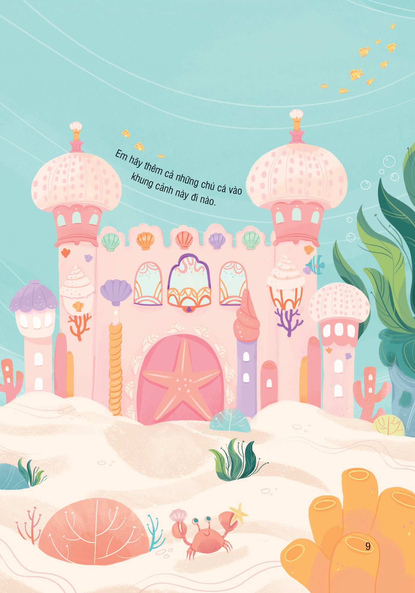 bóc dán thông minh - nàng tiên cá (dành cho trẻ từ 3-8 tuổi) - Ảnh 9