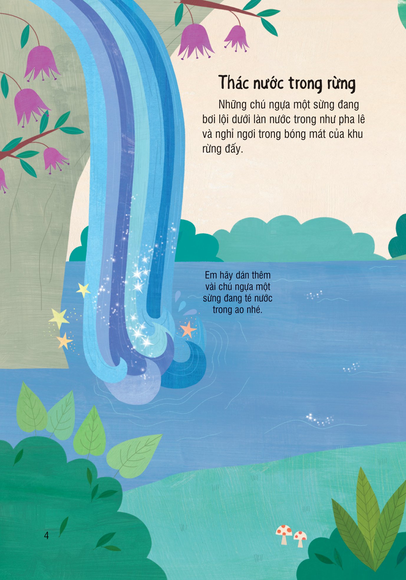 bóc dán thông minh - ngựa một sừng (dành cho trẻ từ 3-8 tuổi) - Ảnh 4