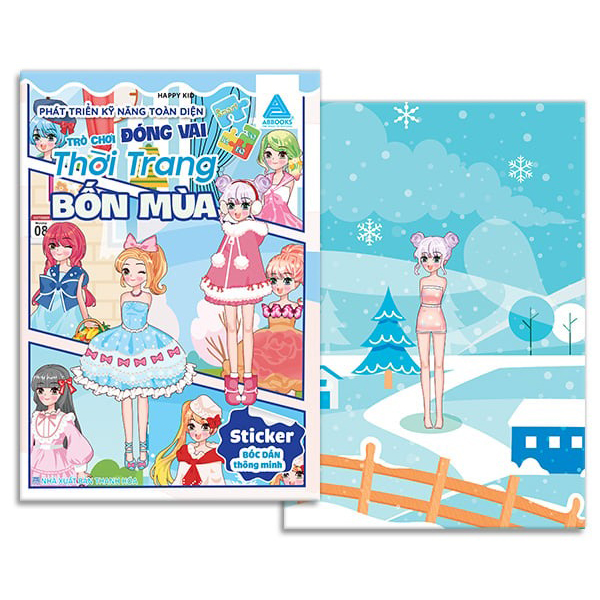Bóc Dán Thông Minh - Phát Triển Kỹ Năng Toàn Diện - Trò Chơi Đóng Vai - Thời Trang Bốn Mùa