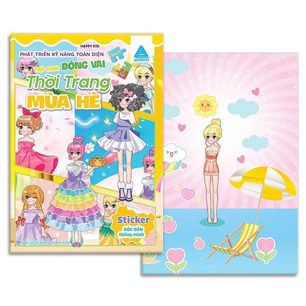 Bóc Dán Thông Minh - Phát Triển Kỹ Năng Toàn Diện - Trò Chơi Đóng Vai Thời Trang Mùa Hè