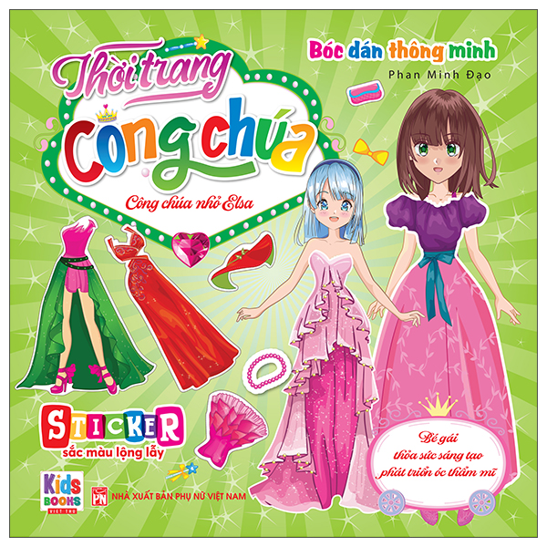 Bóc Dán Thông Minh - Thời Trang Công Chúa - Công Chúa Nhỏ Elsa
