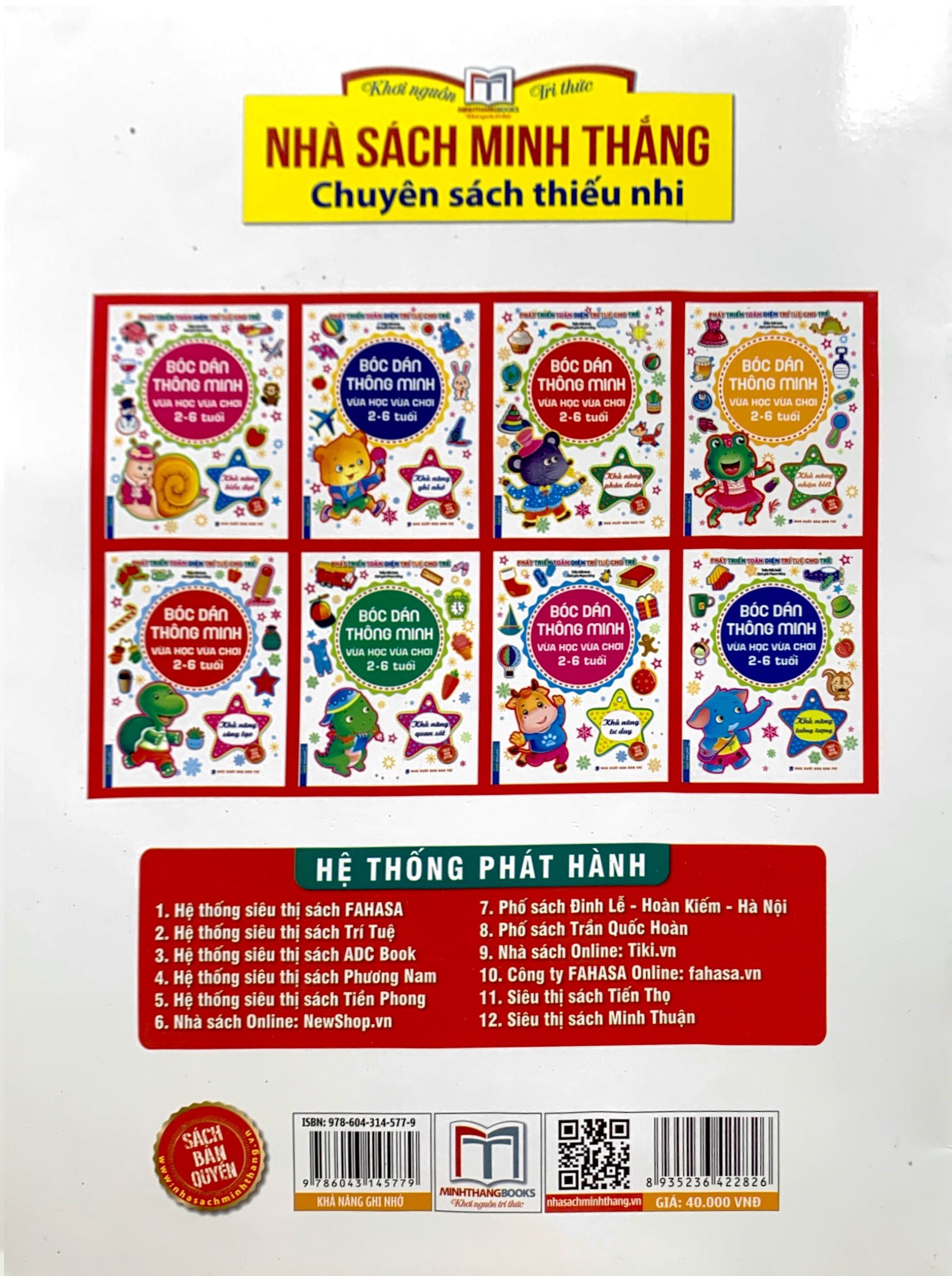 bóc dán thông minh vừa học vừa chơi 2-6 tuổi - khả năng ghi nhớ - Ảnh 6