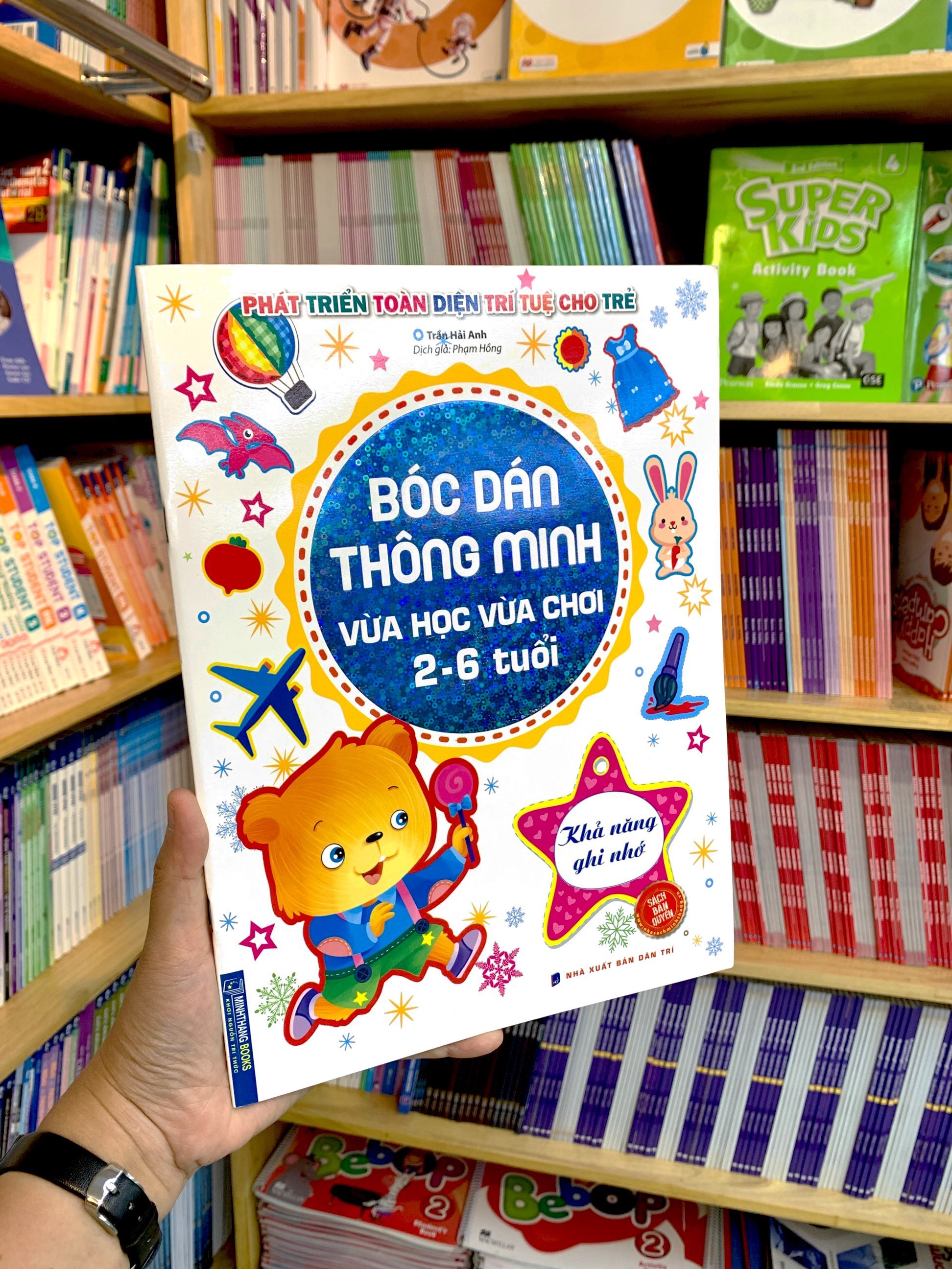 bóc dán thông minh vừa học vừa chơi 2-6 tuổi - khả năng ghi nhớ - Ảnh 7