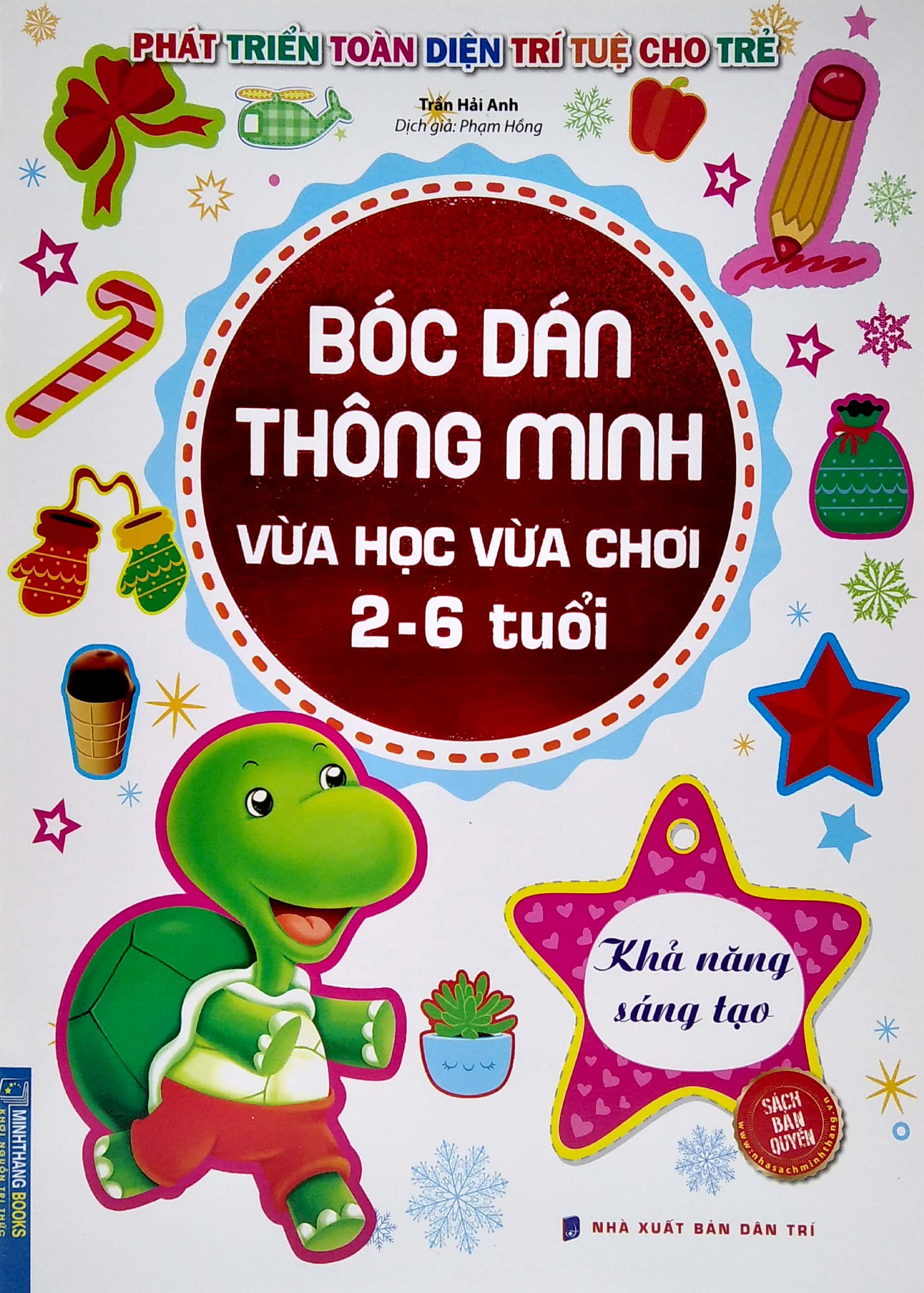 bóc dán thông minh vừa học vừa chơi 2-6 tuổi - khả năng sáng tạo - Ảnh 2