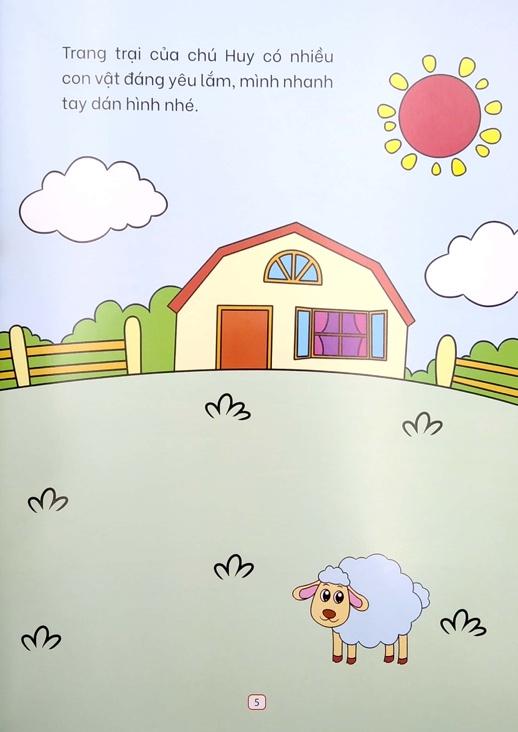 bóc dán thông minh vừa học vừa chơi 2-6 tuổi - khả năng sáng tạo - Ảnh 5