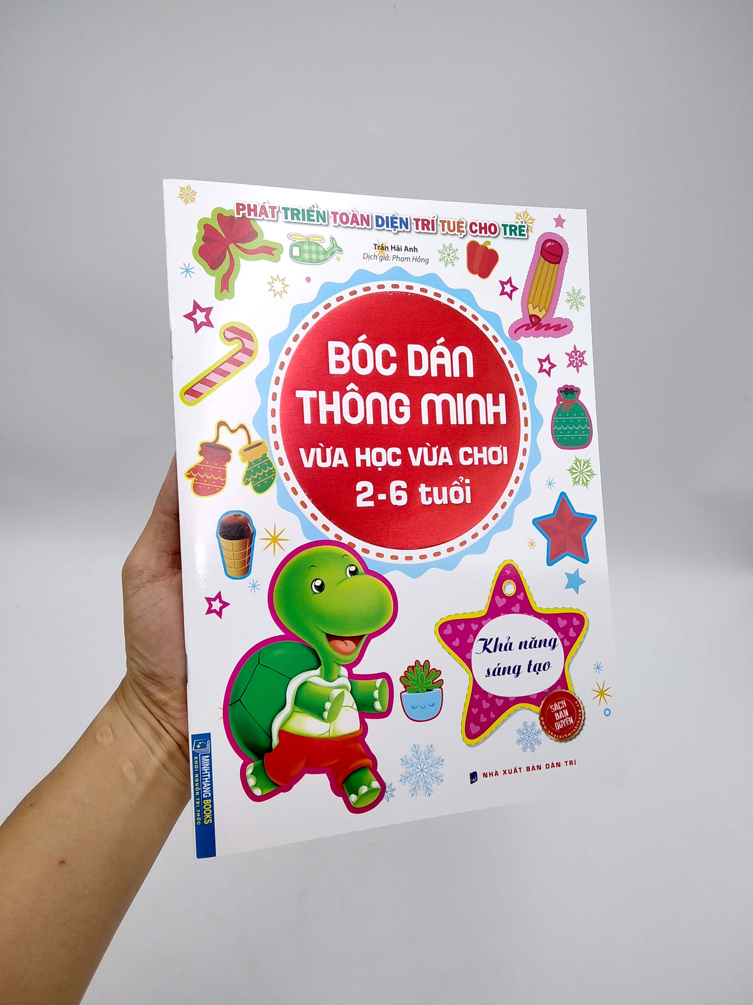 bóc dán thông minh vừa học vừa chơi 2-6 tuổi - khả năng sáng tạo - Ảnh 7