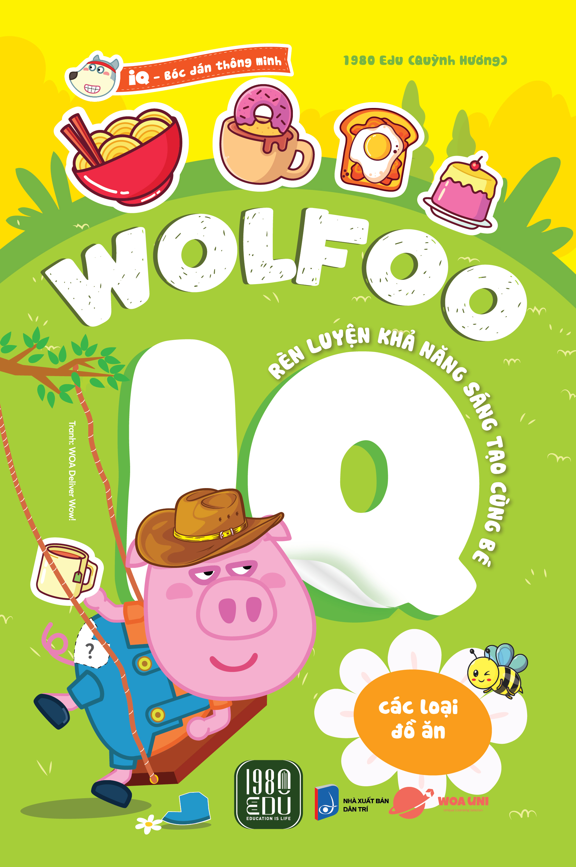 bóc dán thông minh - wolfoo iq rèn luyện khả năng sáng tạo cùng bé - các loại đồ ăn - Ảnh 2