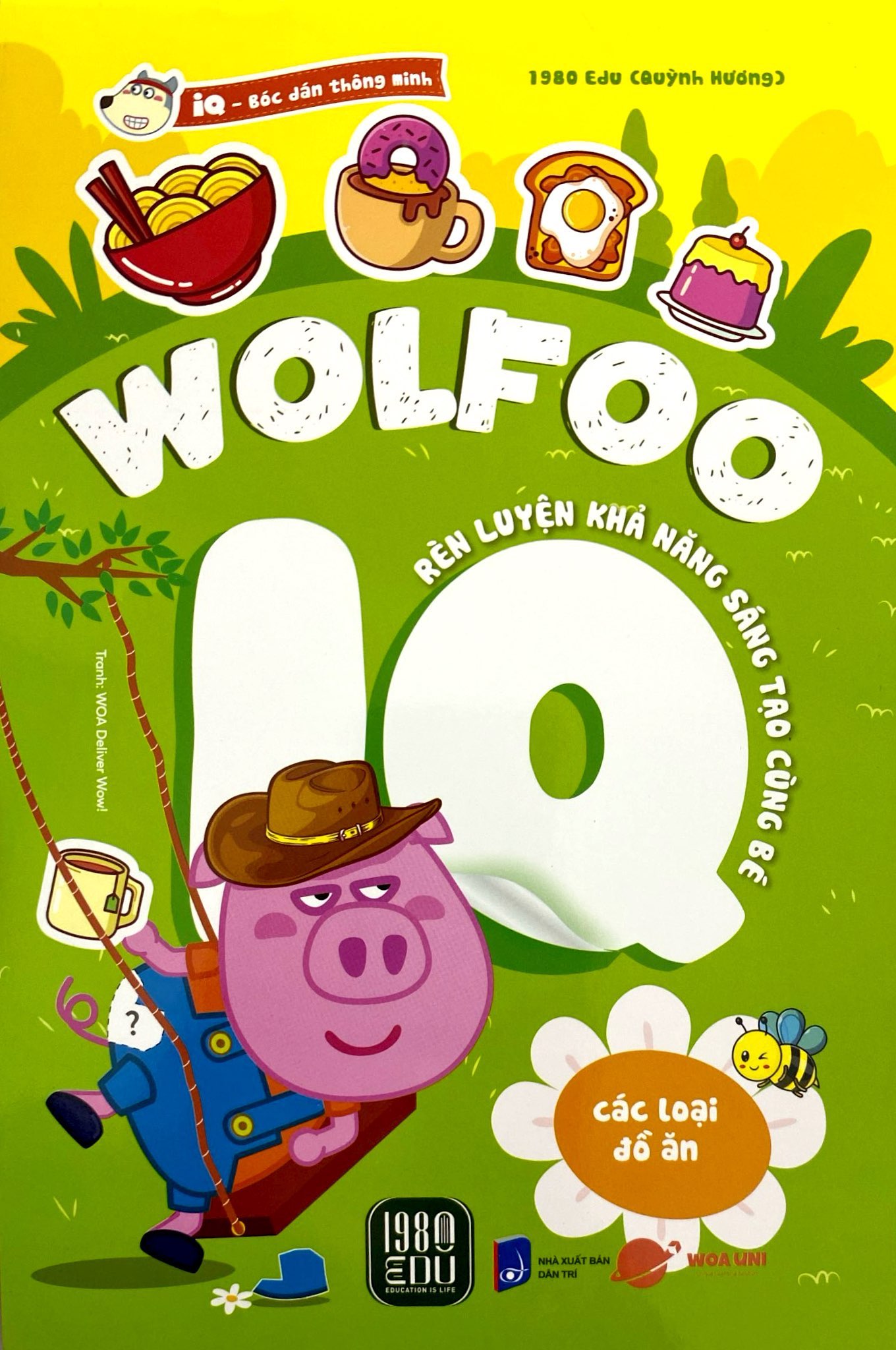 bóc dán thông minh - wolfoo iq rèn luyện khả năng sáng tạo cùng bé - các loại đồ ăn - Ảnh 3