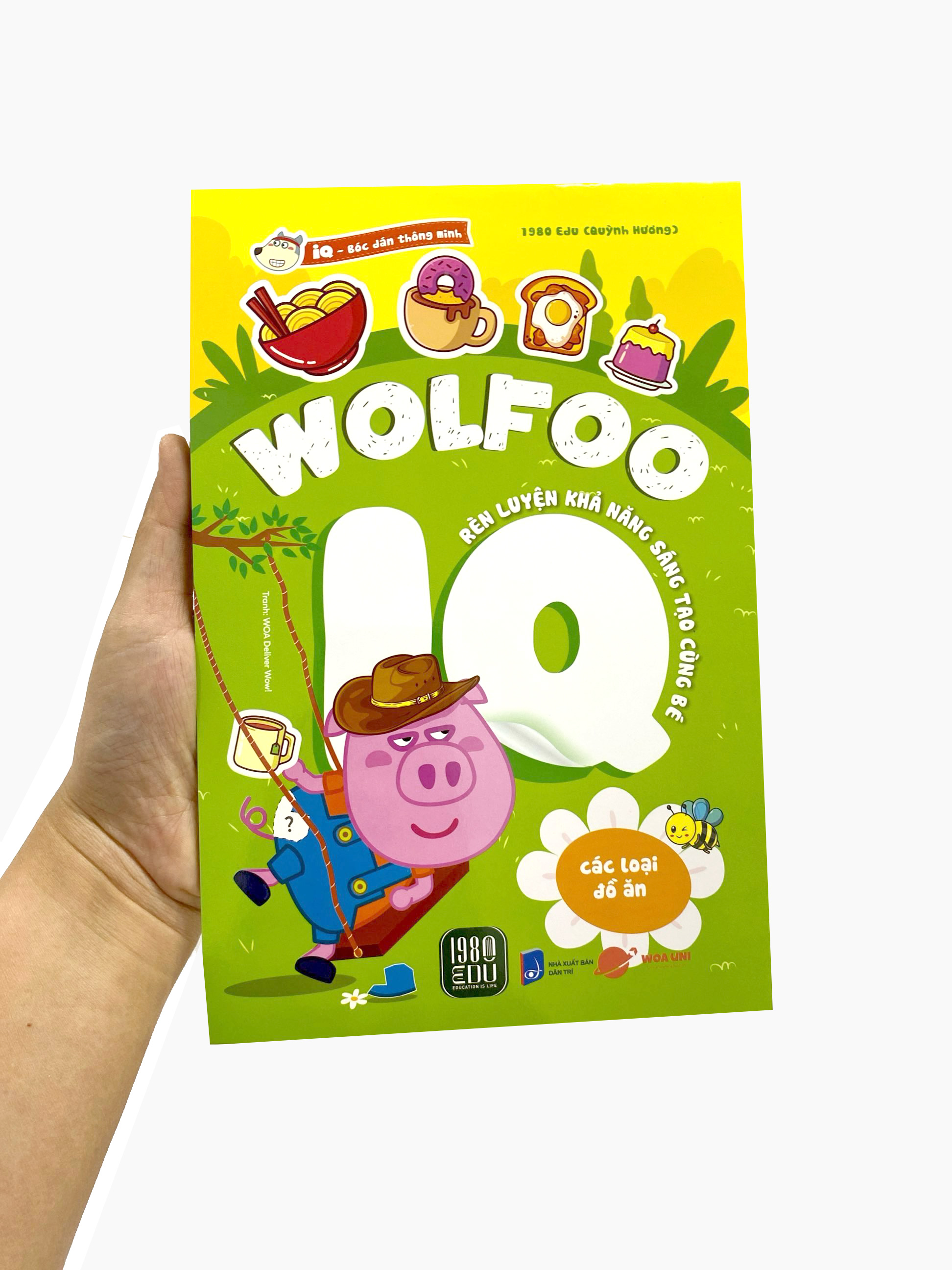 bóc dán thông minh - wolfoo iq rèn luyện khả năng sáng tạo cùng bé - các loại đồ ăn - Ảnh 8