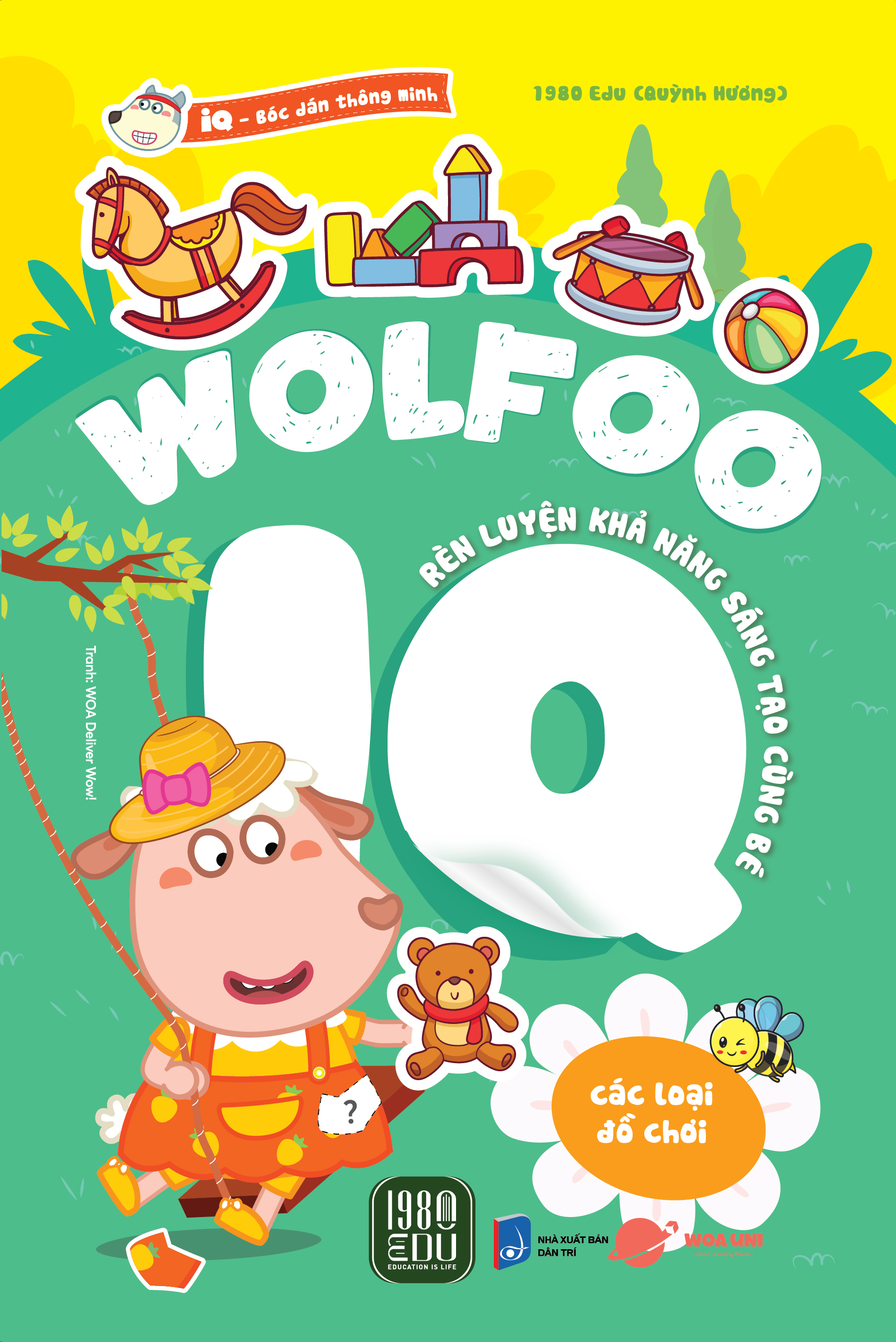 bóc dán thông minh - wolfoo iq rèn luyện khả năng sáng tạo cùng bé - các loại đồ chơi - Ảnh 2