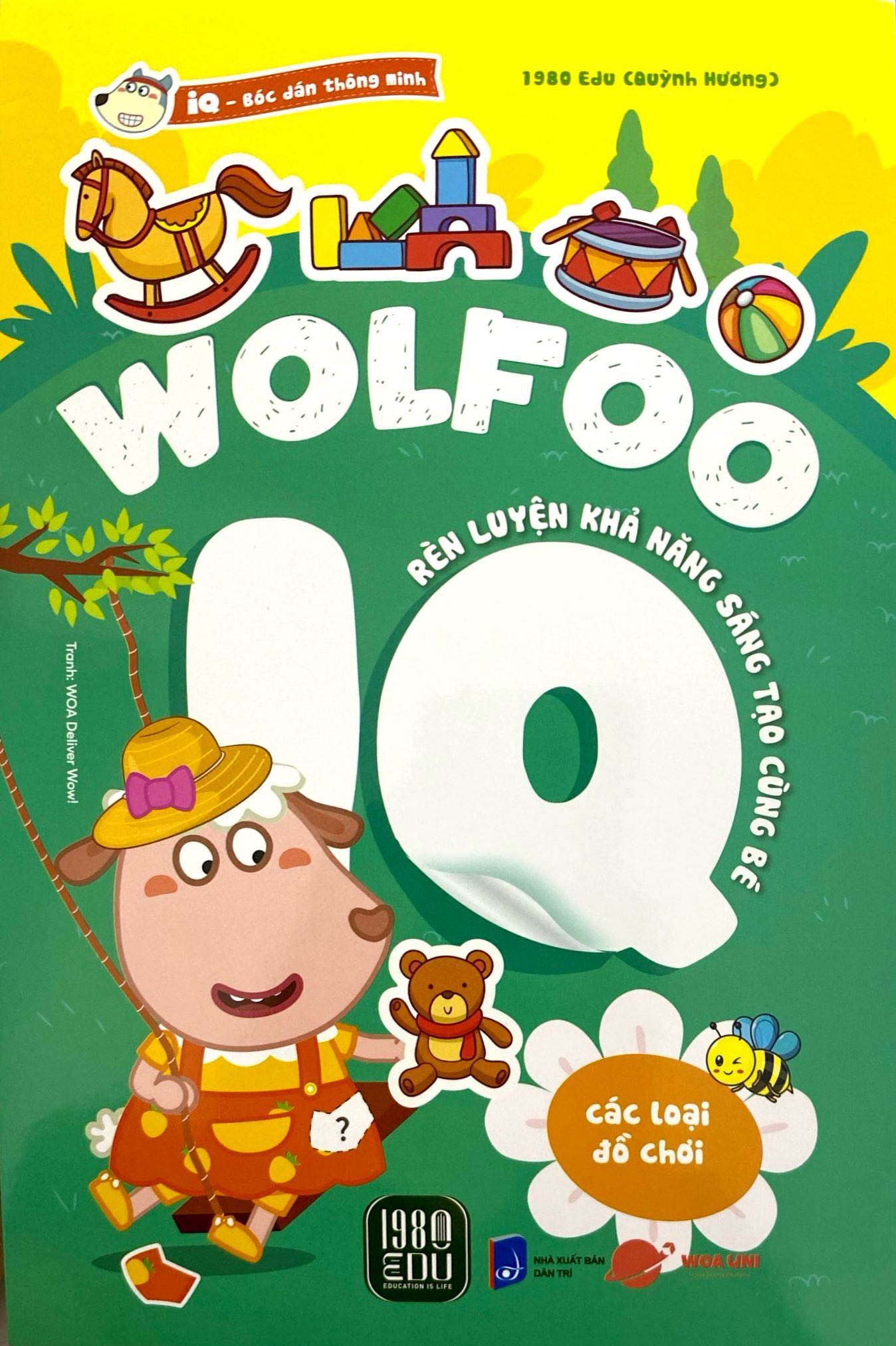 bóc dán thông minh - wolfoo iq rèn luyện khả năng sáng tạo cùng bé - các loại đồ chơi - Ảnh 3