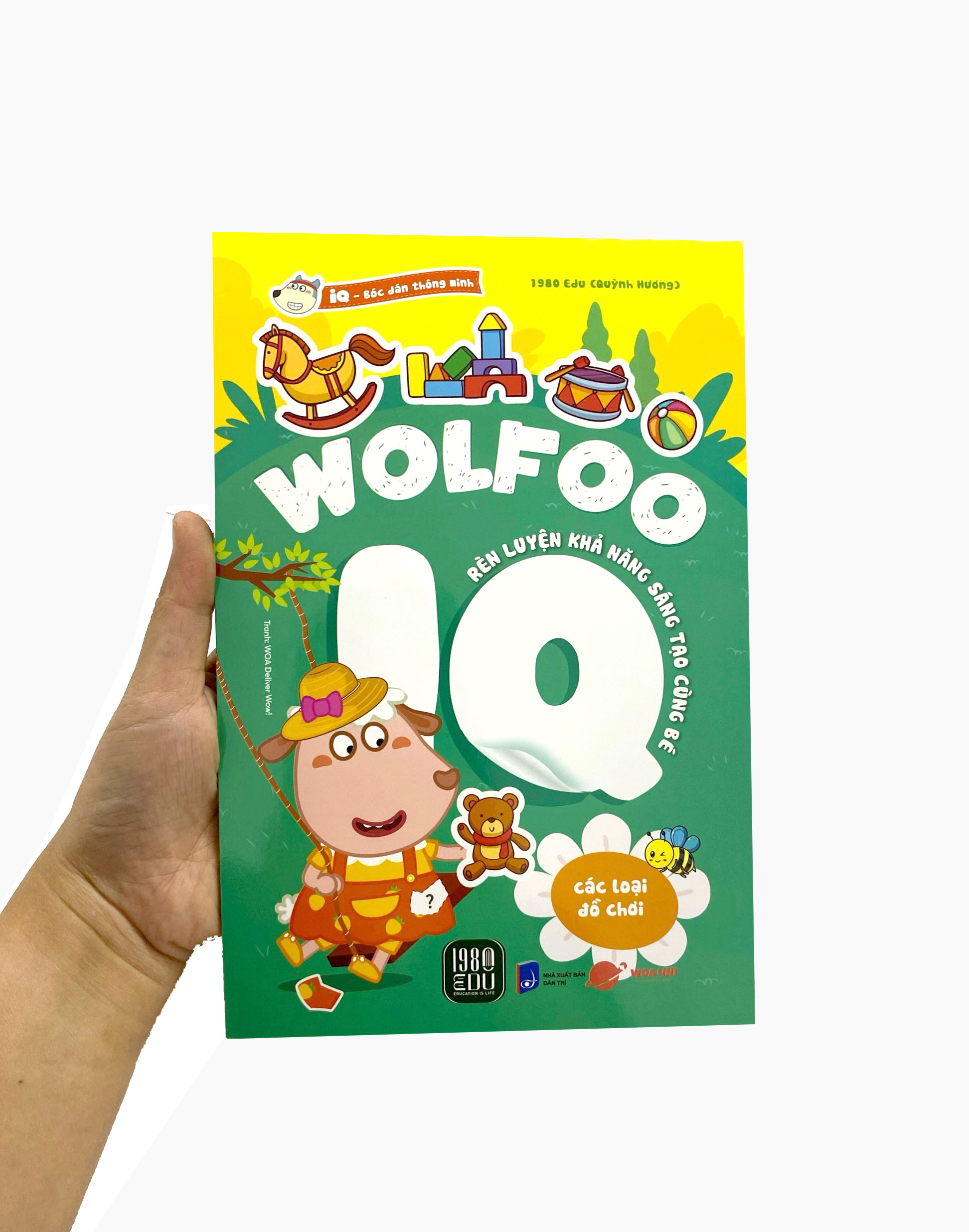 bóc dán thông minh - wolfoo iq rèn luyện khả năng sáng tạo cùng bé - các loại đồ chơi - Ảnh 8