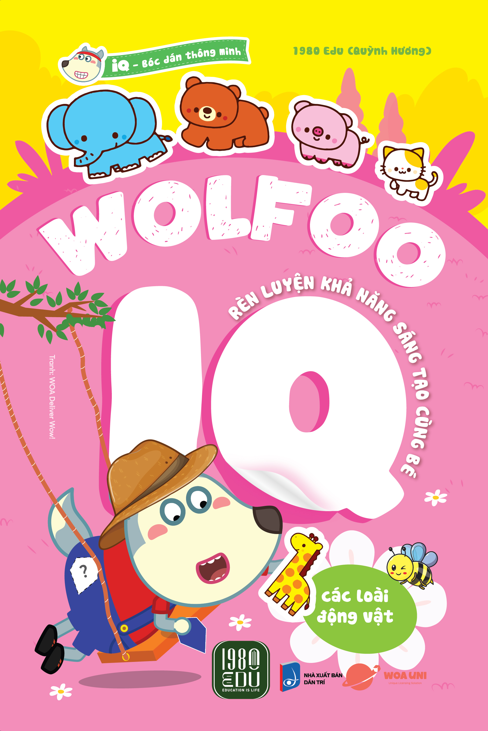 bóc dán thông minh - wolfoo iq rèn luyện khả năng sáng tạo cùng bé - các loài động vật - Ảnh 2