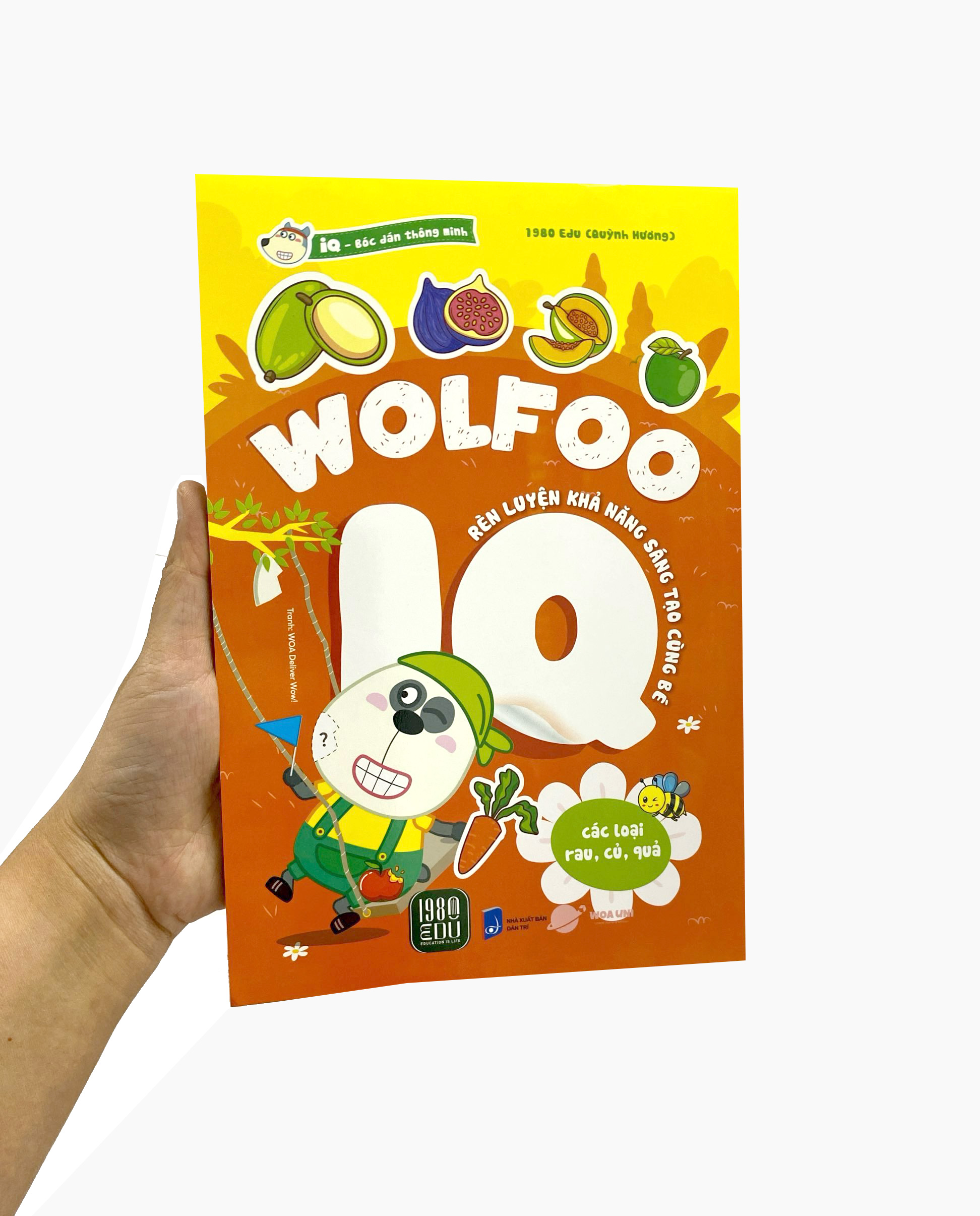 bóc dán thông minh - wolfoo iq rèn luyện khả năng sáng tạo cùng bé - các loại rau củ quả - Ảnh 8