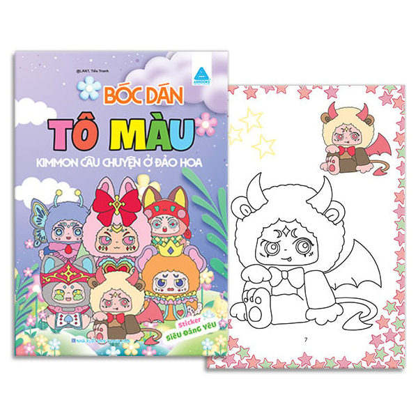 Bóc Dán Tô Màu - Kimmon Câu Chuyện Ở Đảo Hoa