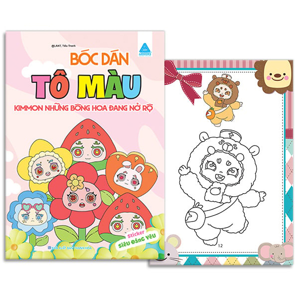 Bóc Dán Tô Màu - Kimmon Những Bông Hoa Đang Nở Rộ